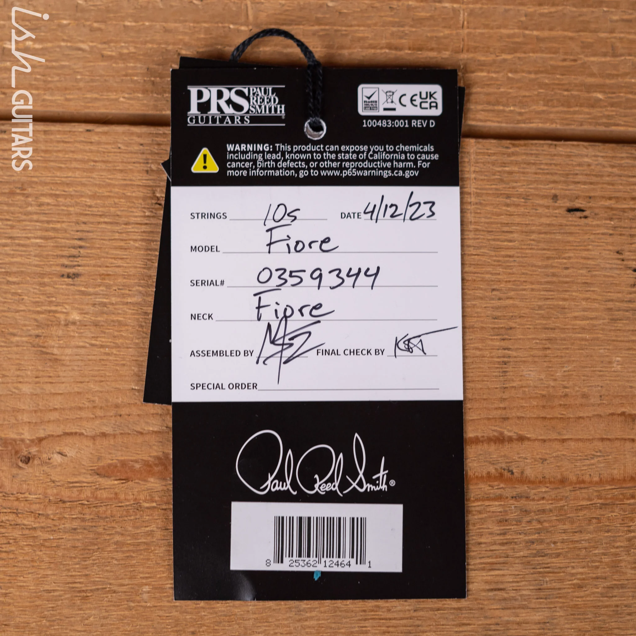 PRS Fiore Mark Lettieri Signature Guitar Larkspur - Image 11