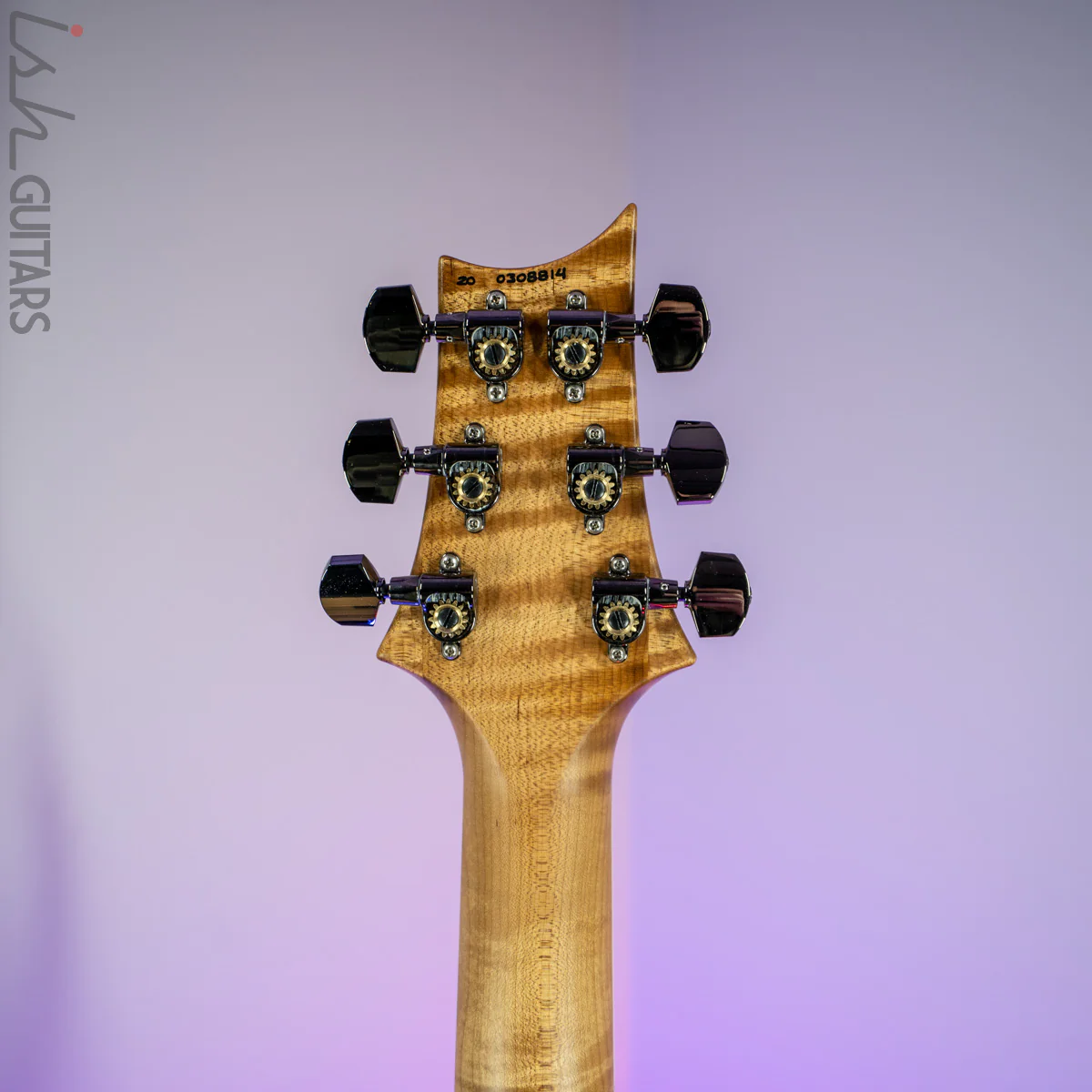 PRS McCarty 594 Hollowbody II Wood Library Satin Black Torrefied Maple Neck - Image 11