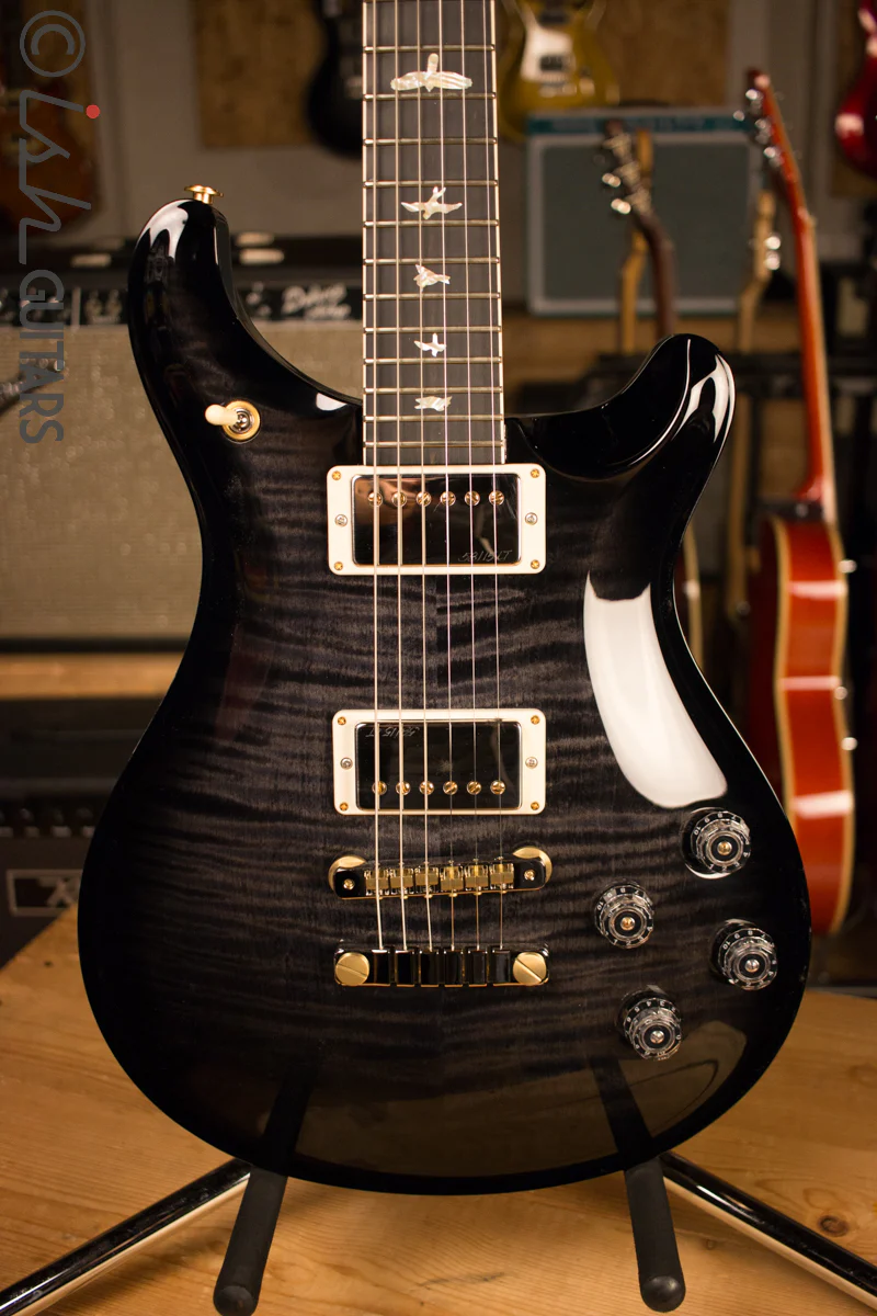 2017 Paul Reed Smith PRS McCarty 594 10 Top Custom Color Solid Rosewood Neck Gray Black Smokewrap Burst