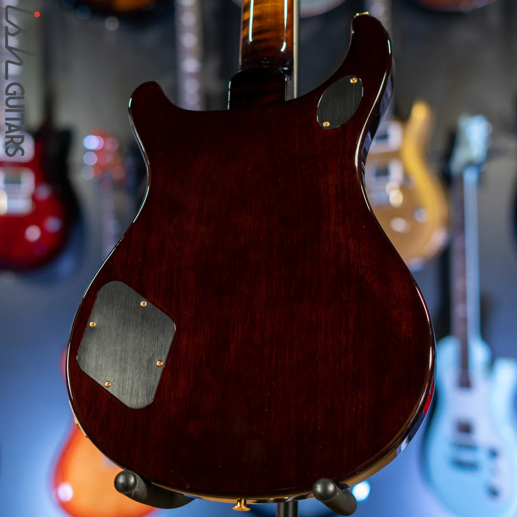 PRS McCarty 594 10 Top Quilt Black Gold Smoked Wrap - Image 10