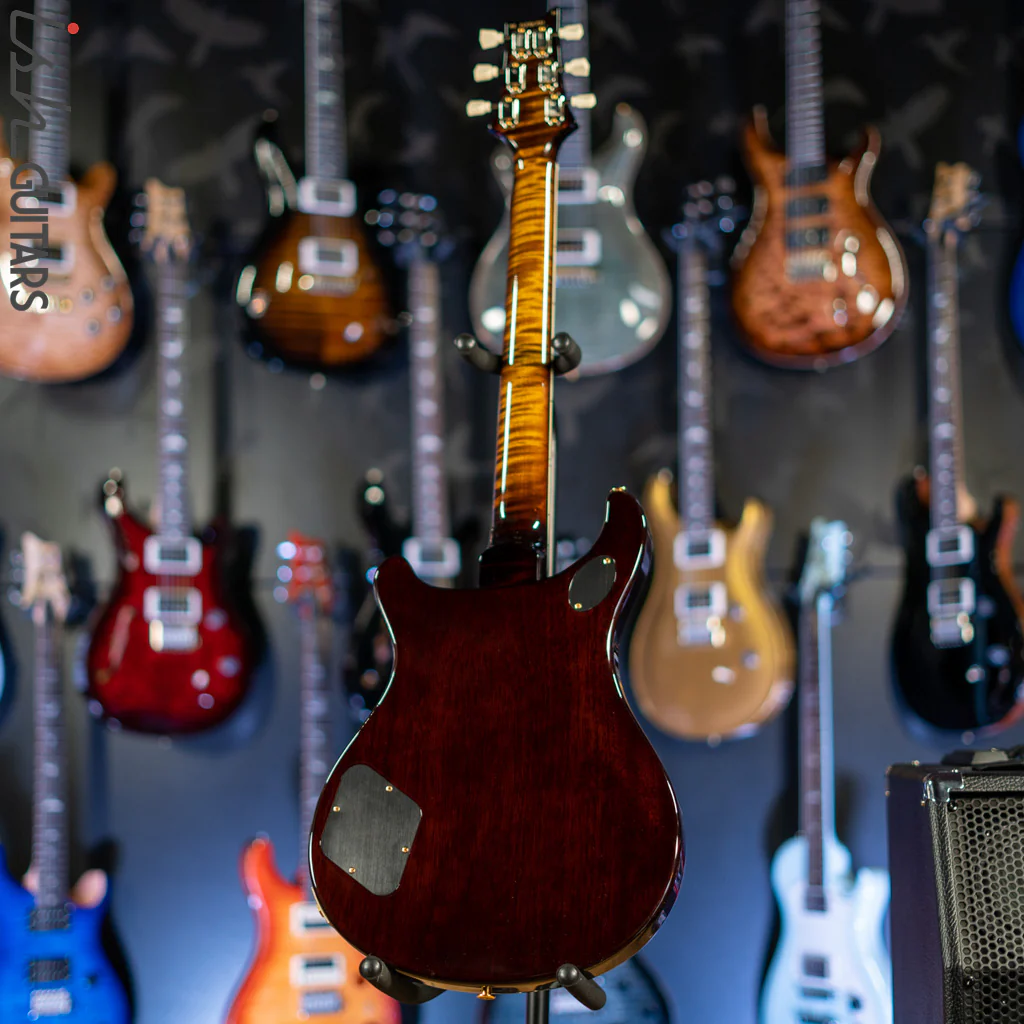 PRS McCarty 594 10 Top Quilt Black Gold Smoked Wrap - Image 9