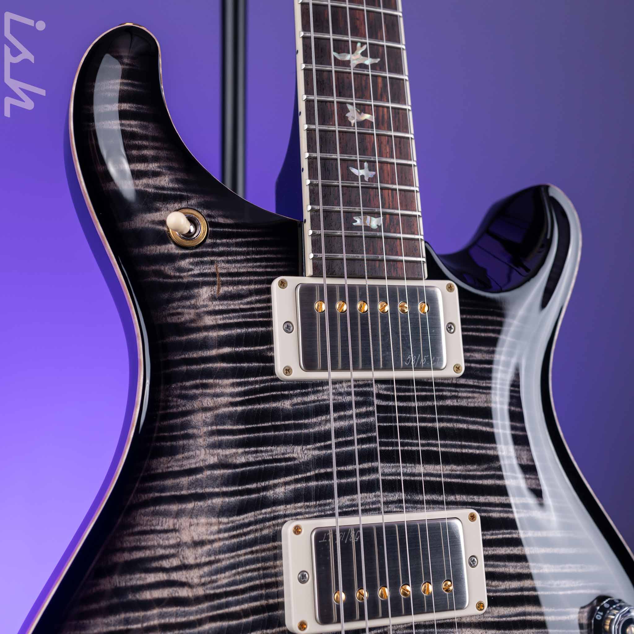 PRS McCarty 594 Electric Guitar 10-Top Charcoal Burst - Image 3
