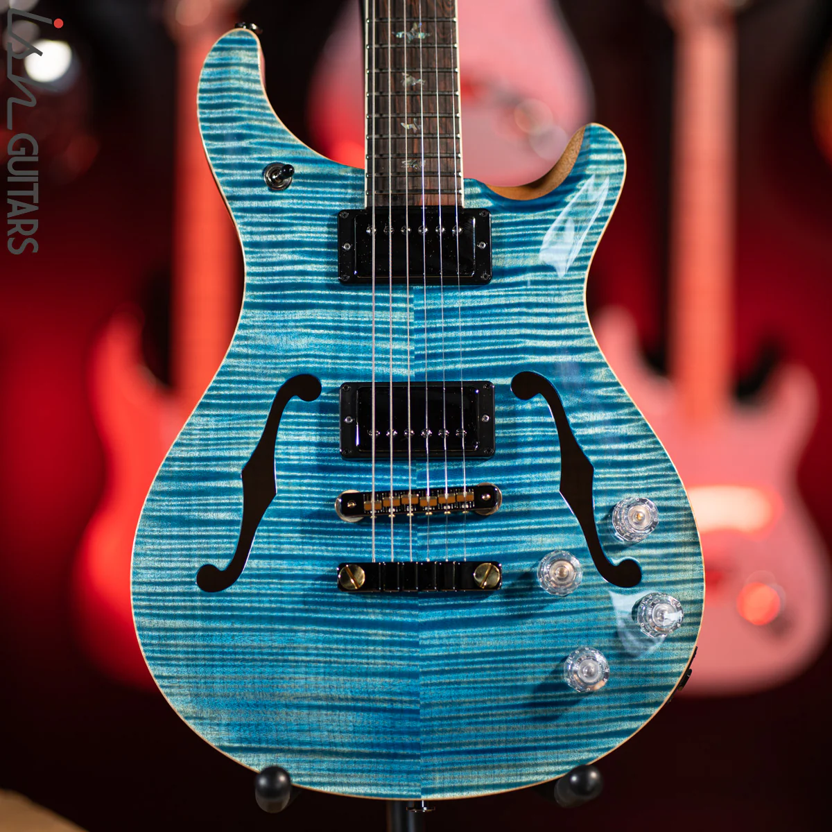 PRS McCarty 594 Hollowbody II Wood Library Aquableux