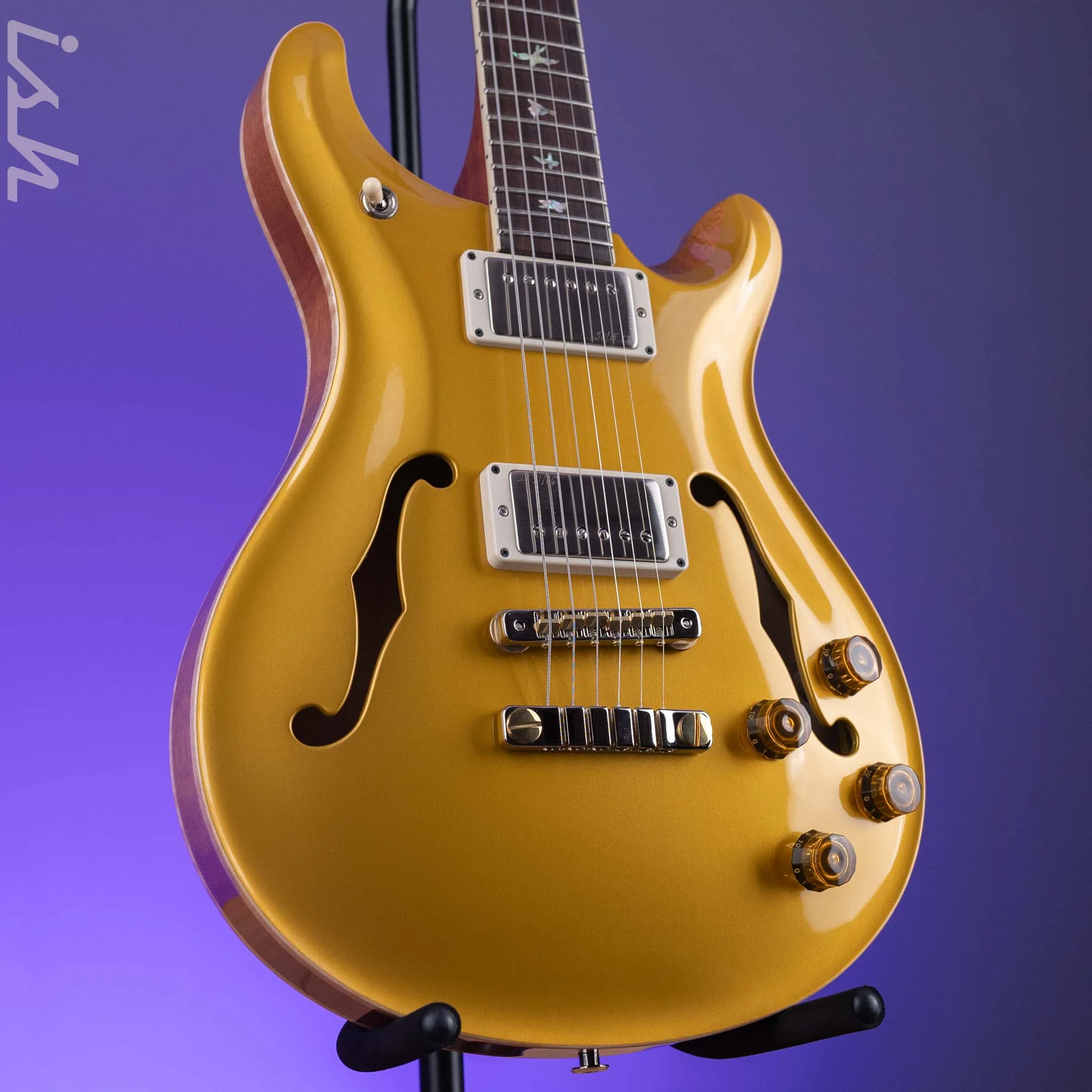 PRS McCarty 594 Hollowbody II Electric Guitar Gold Top
