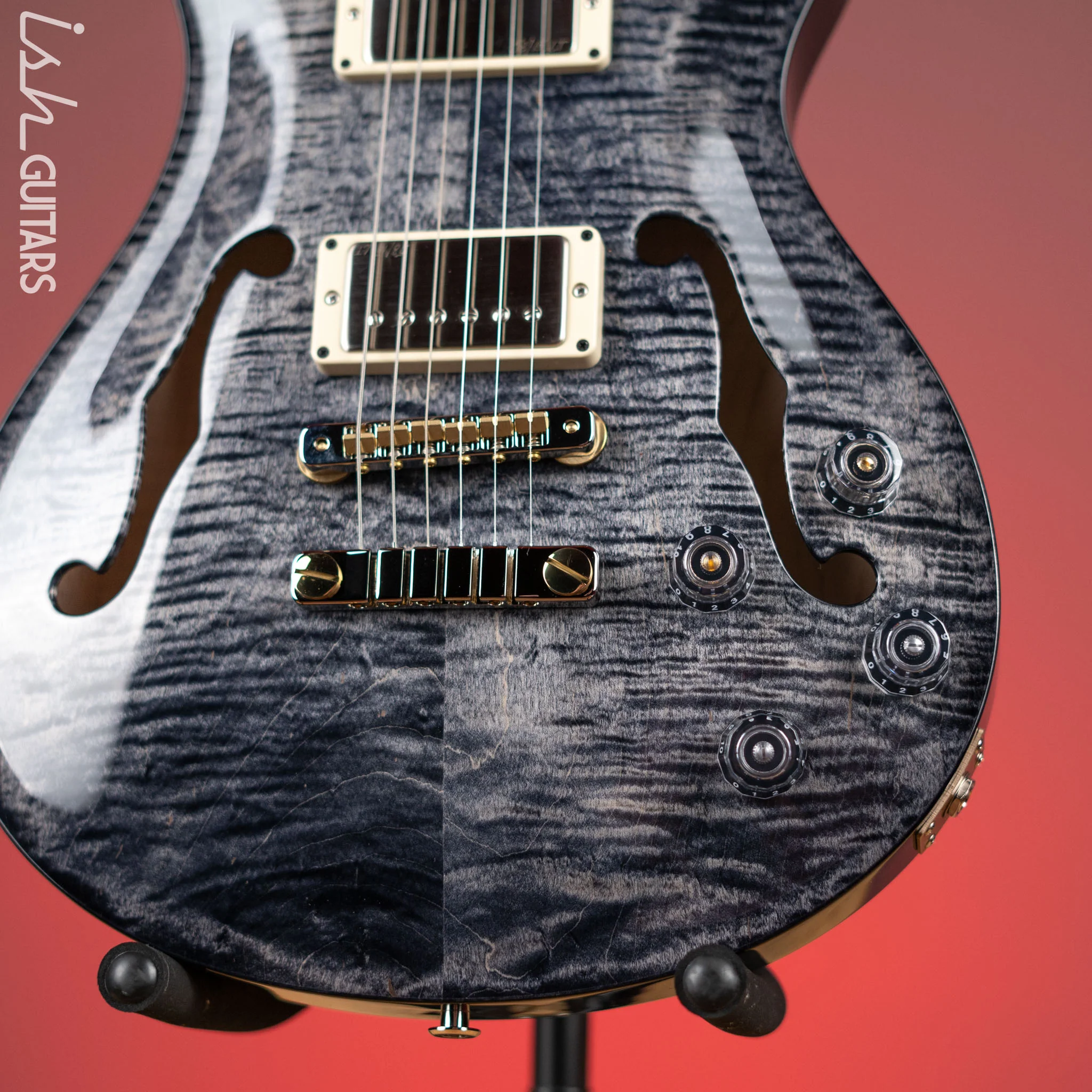 PRS McCarty 594 Hollowbody II Faded Charcoal Wrap - Image 4