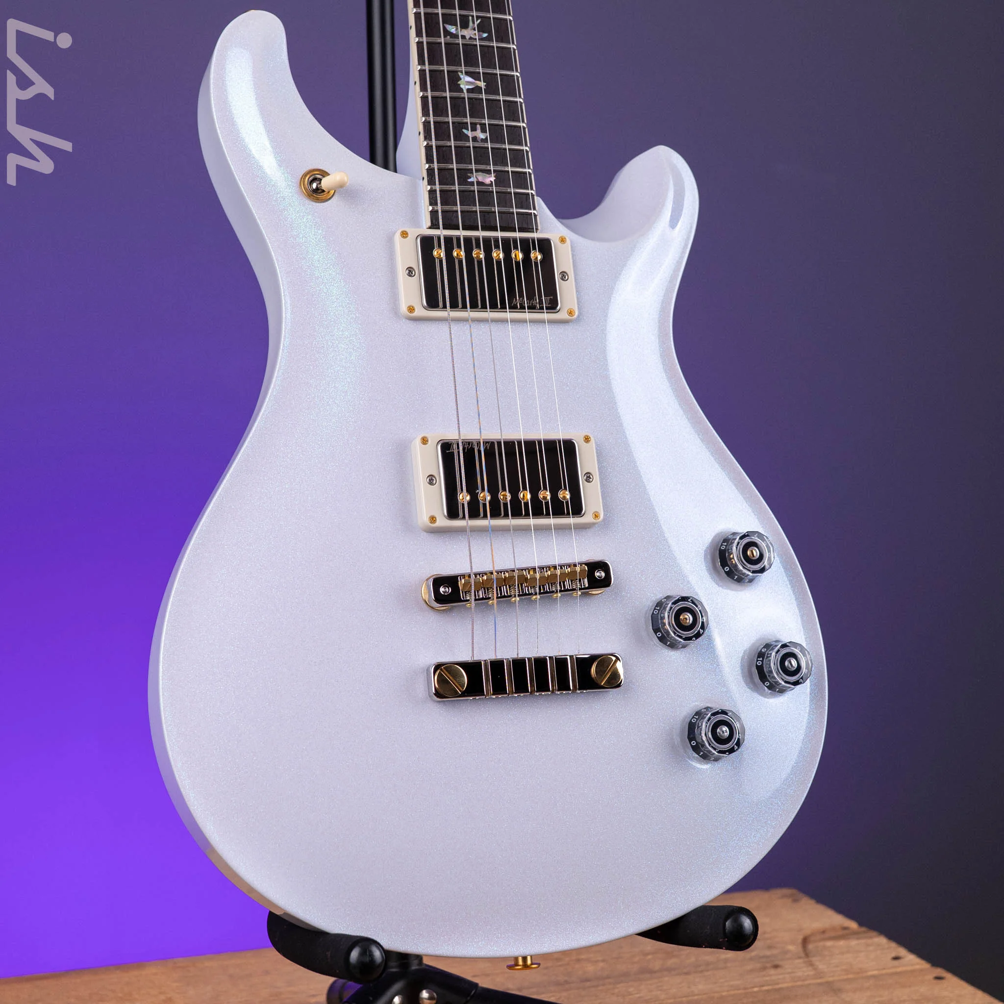 PRS McCarty 594 Pearl White Sparkle Sprayer's Choice