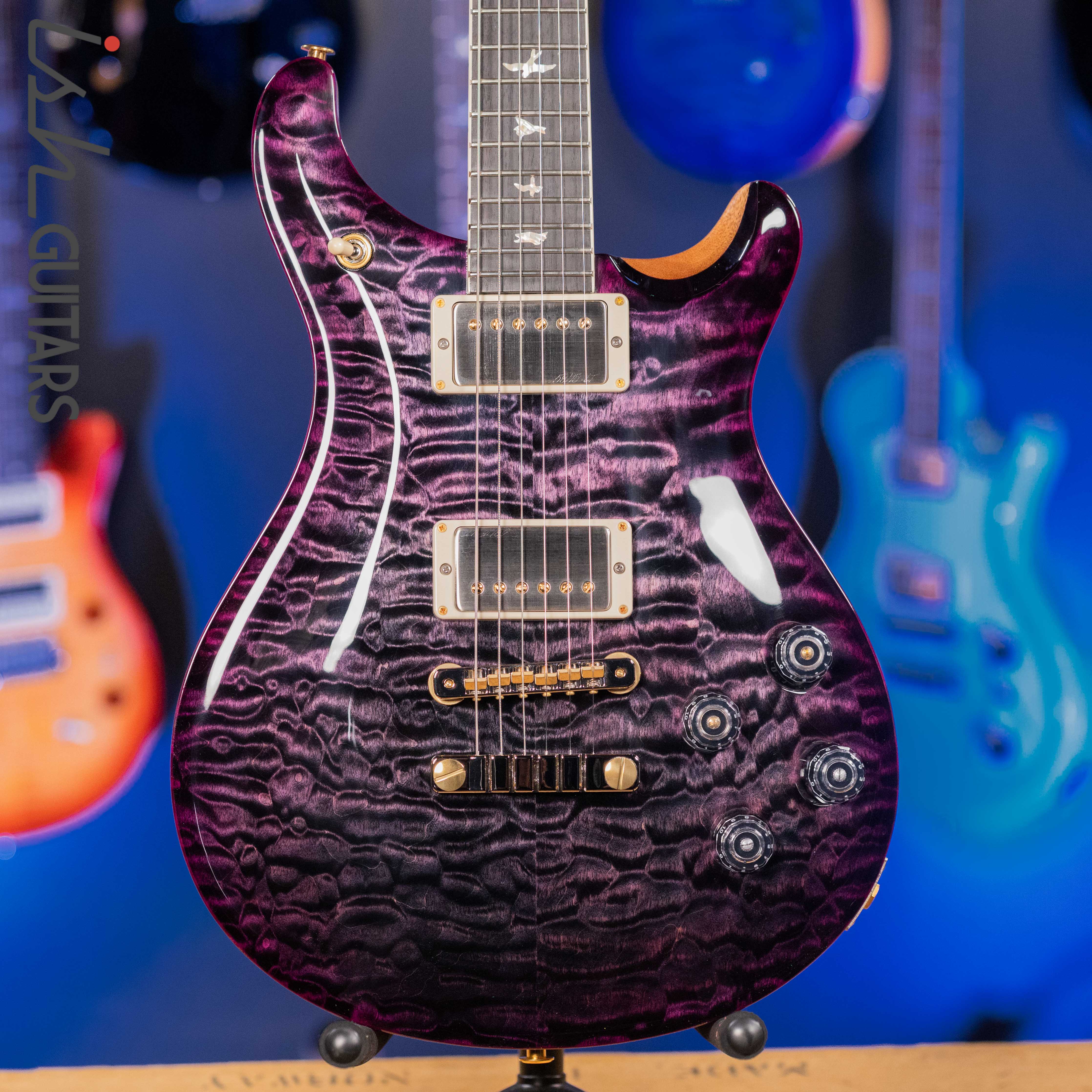 PRS McCarty 594 Quilt 10 Top Purple Wrap