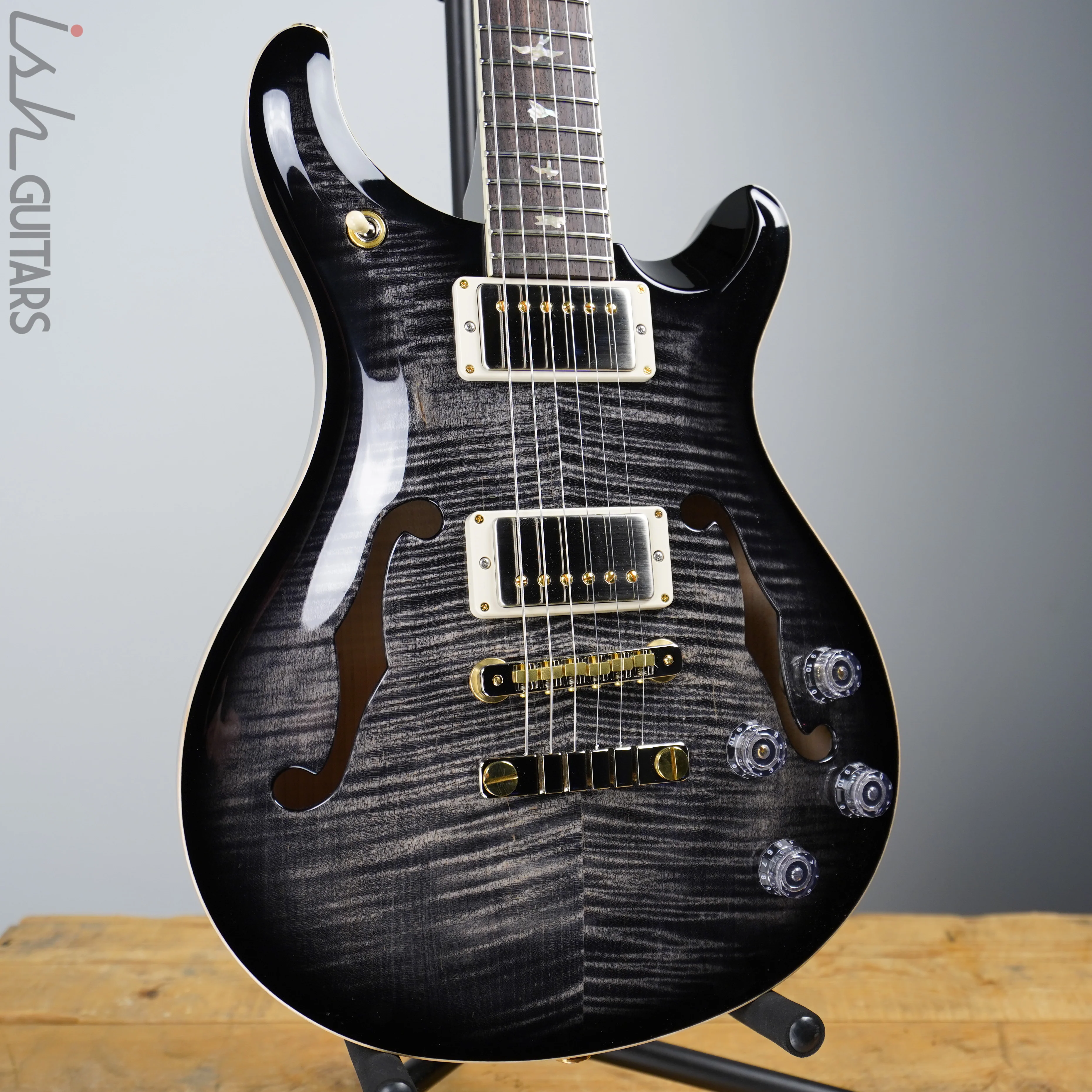2019 PRS McCarty 594 Hollowbody 10 Top Charcoal Burst