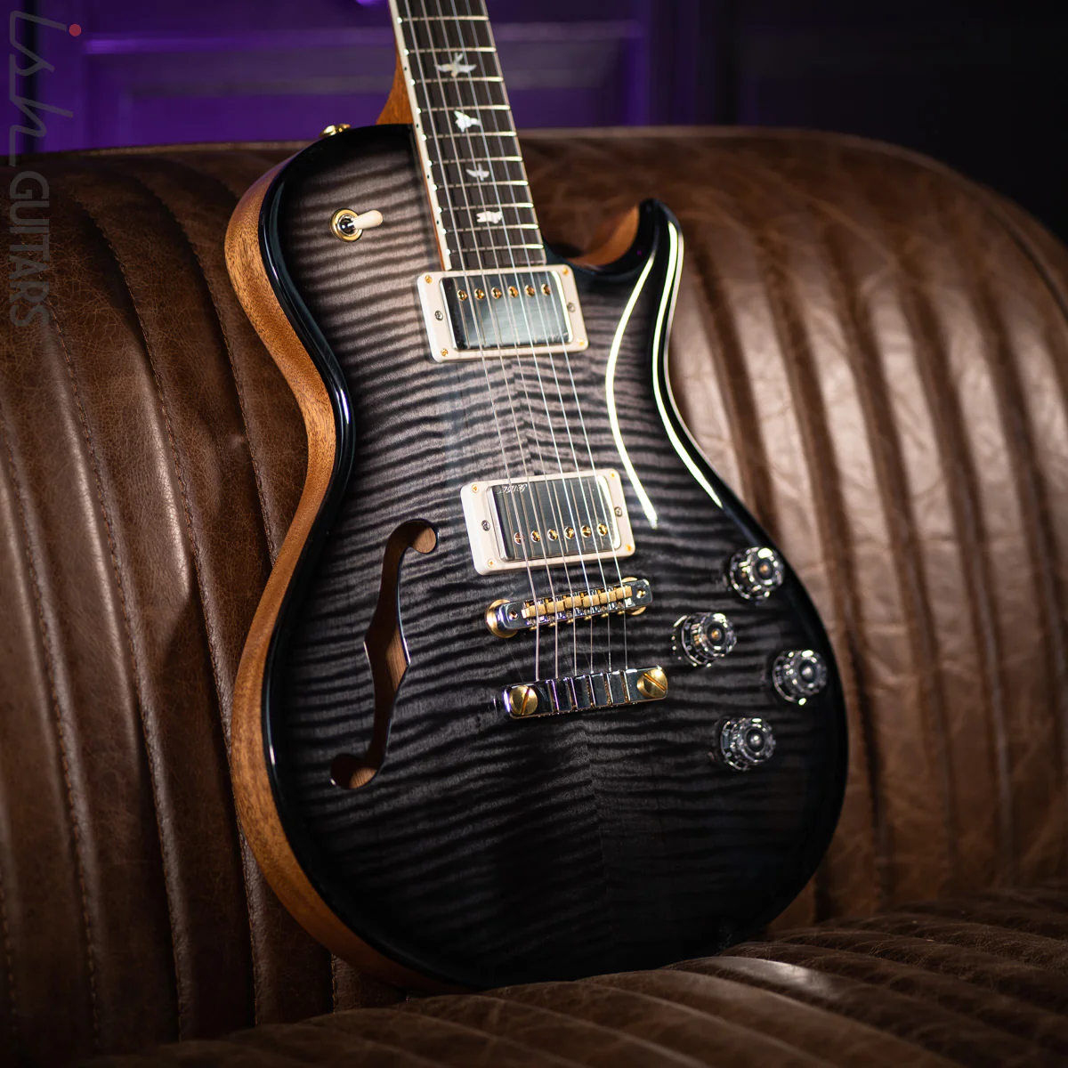 2019 PRS McCarty 594 Singlecut Semi-Hollow Brazilian Rosewood 10-Top Grey Fade Smokewrap Burst