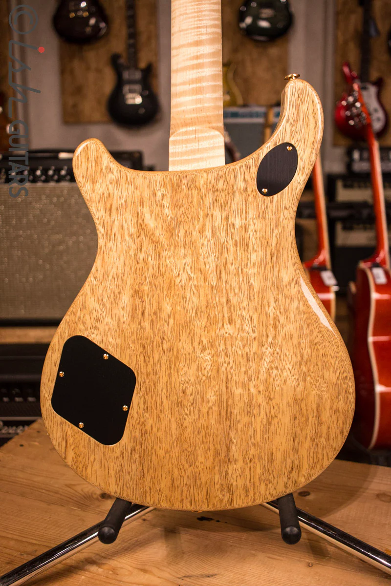 PRS McCarty 594 CUSTOM Platinum Metallic Top Natural Korina Body Flamed Neck - Image 6
