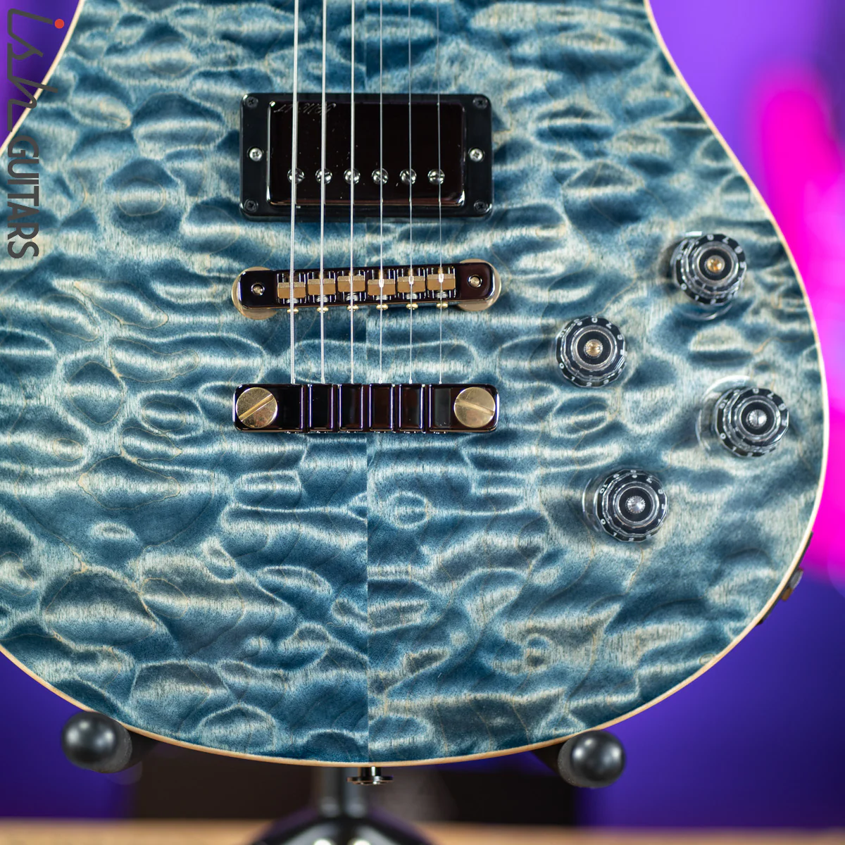 PRS McCarty 594 Wood Library Faded Whale Blue 10 Top Quilt - Image 4