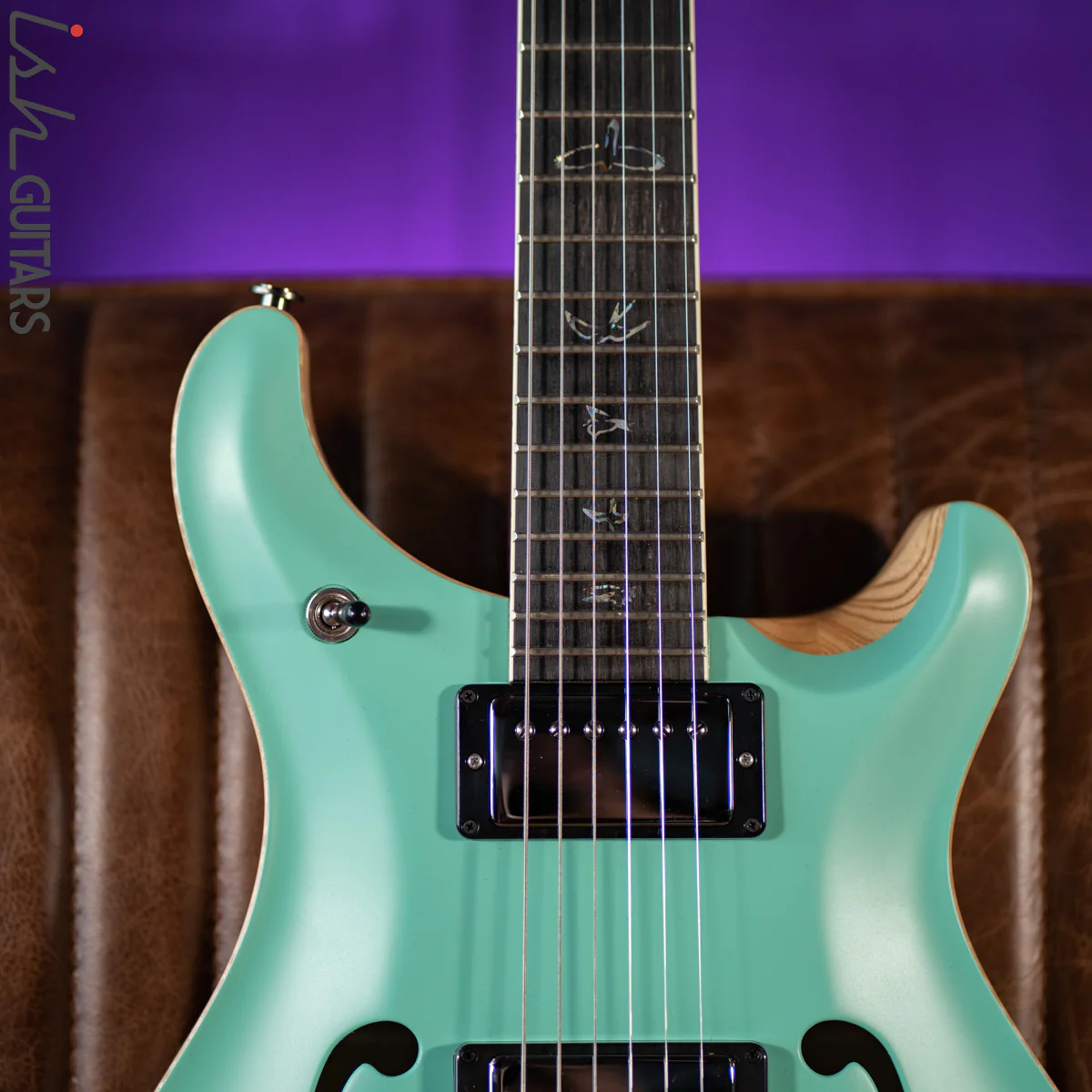 PRS McCarty 594 Hollowbody II Seafoam Green Satin Wood Library - Image 4