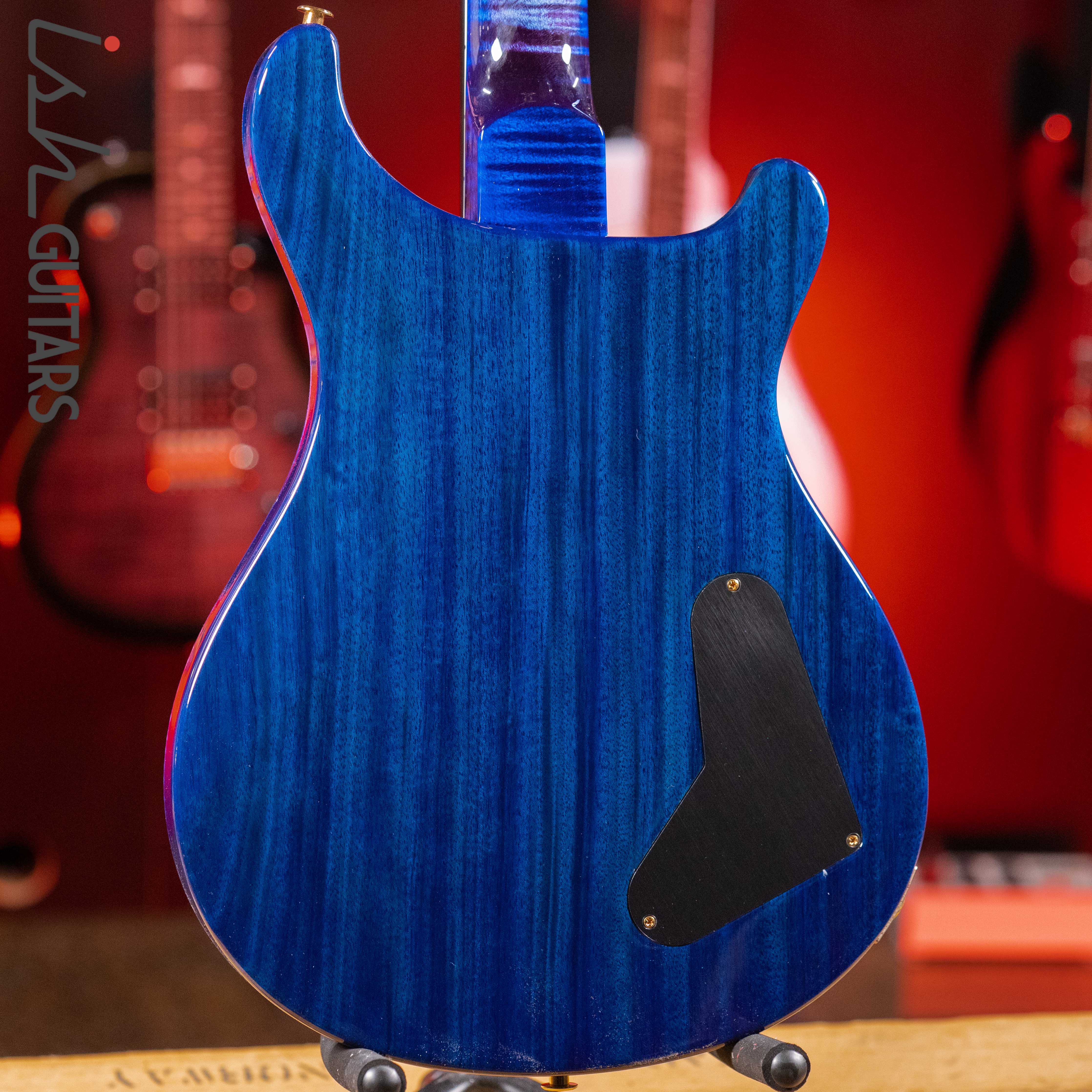 PRS McCarty Lefty Wood Library Violet Blue Burst Artist Flame Maple - Image 11