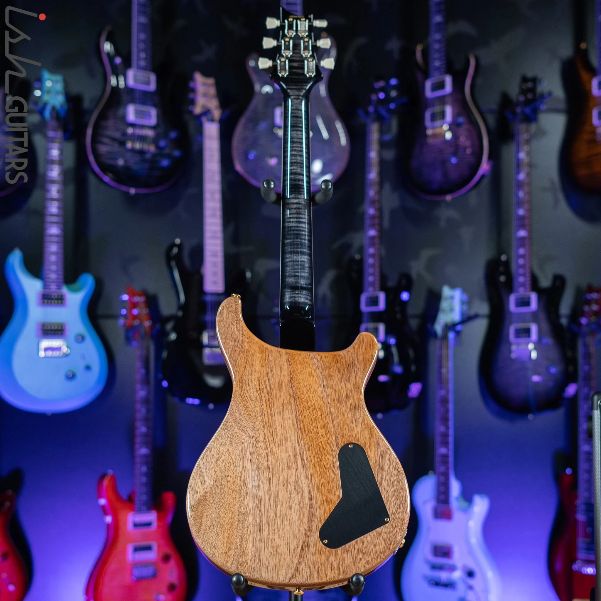 PRS McCarty Lefty Wood Library Charcoal Burst Artist Flame Maple - Image 6