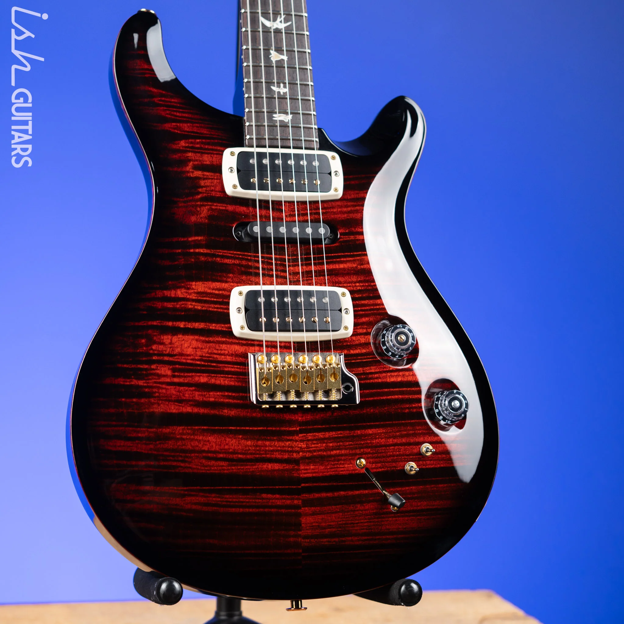 PRS Modern Eagle V 10-Top Fire Smokeburst