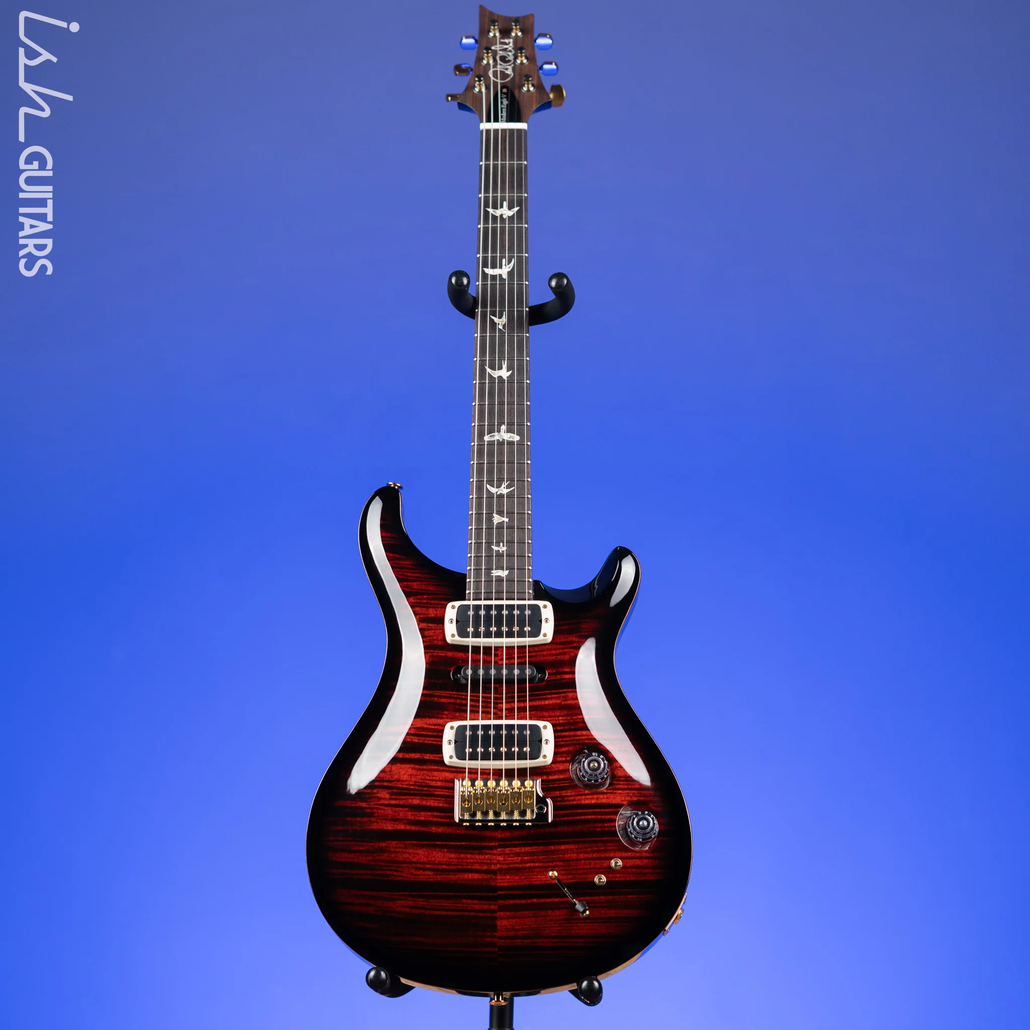 PRS Modern Eagle V 10-Top Fire Smokeburst - Image 2