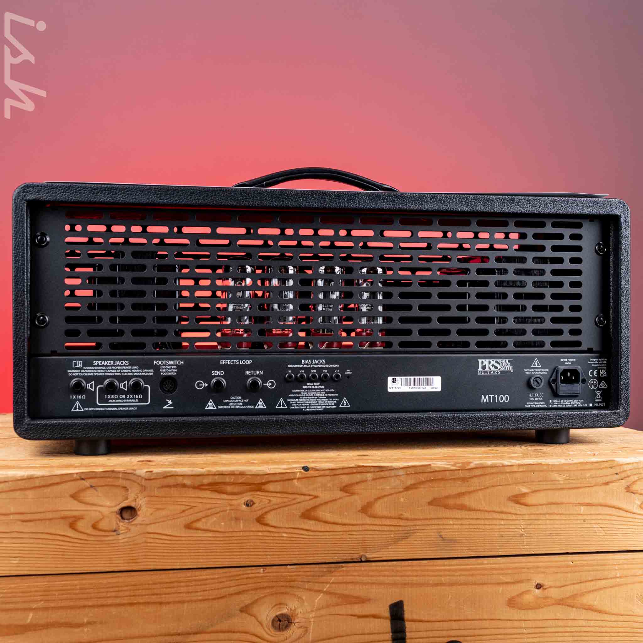 PRS MT 100 Mark Tremonti 100W Tube Amp Head Stealth Black Demo - Image 4