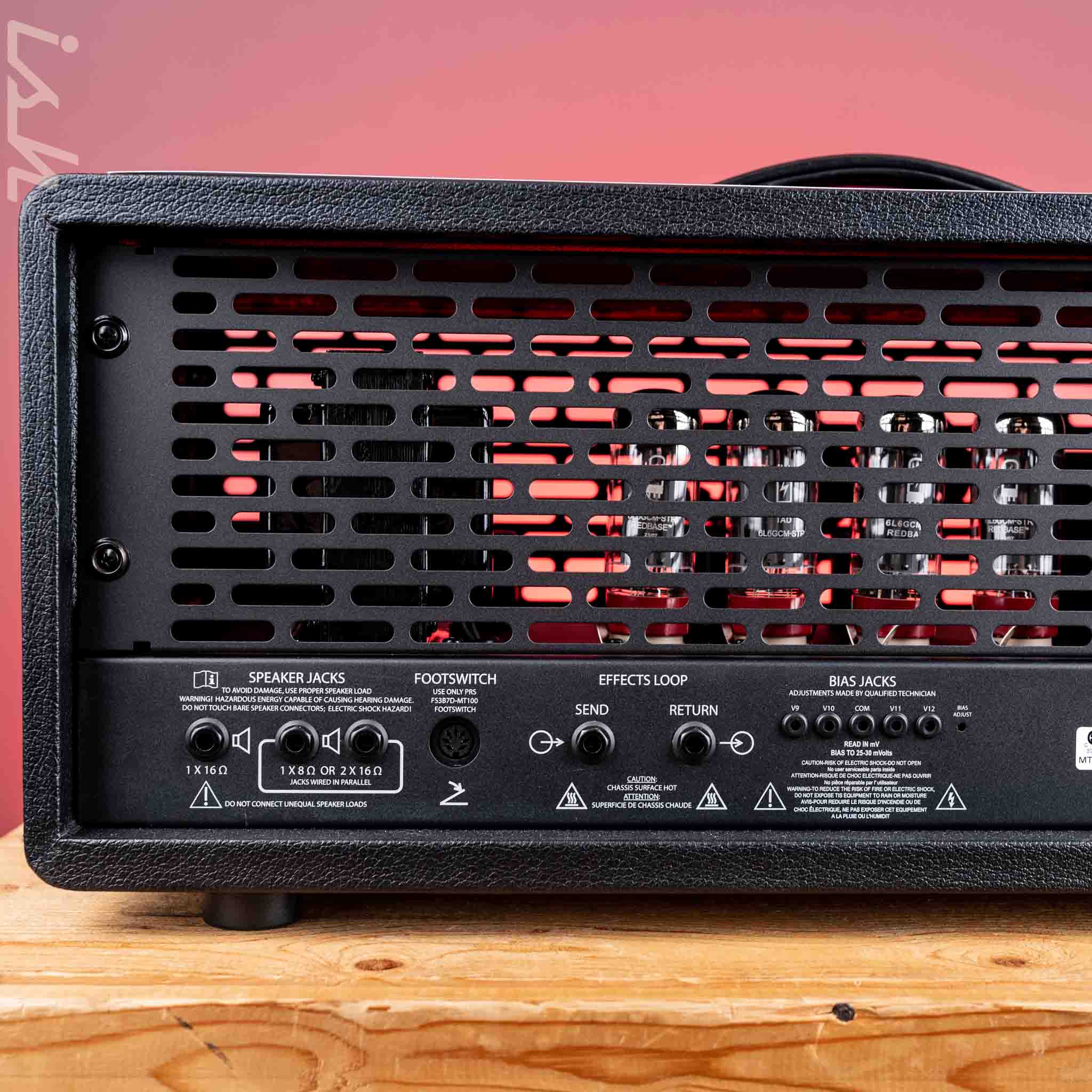 PRS MT 100 Mark Tremonti 100W Tube Amp Head Stealth Black - Image 5