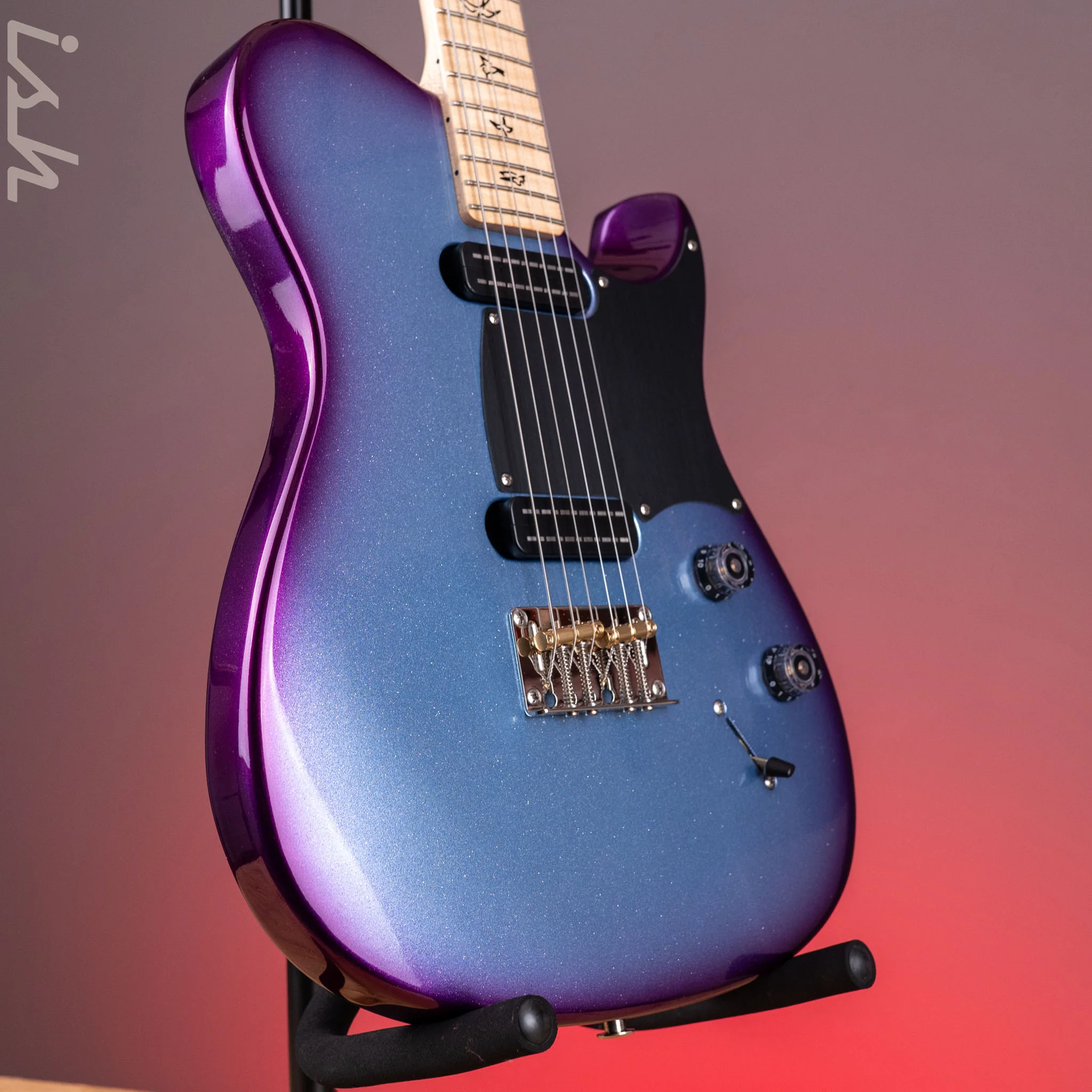 PRS NF 53 Sprayer's Choice Frost Blue Hollowflake Purple Burst - Image 3