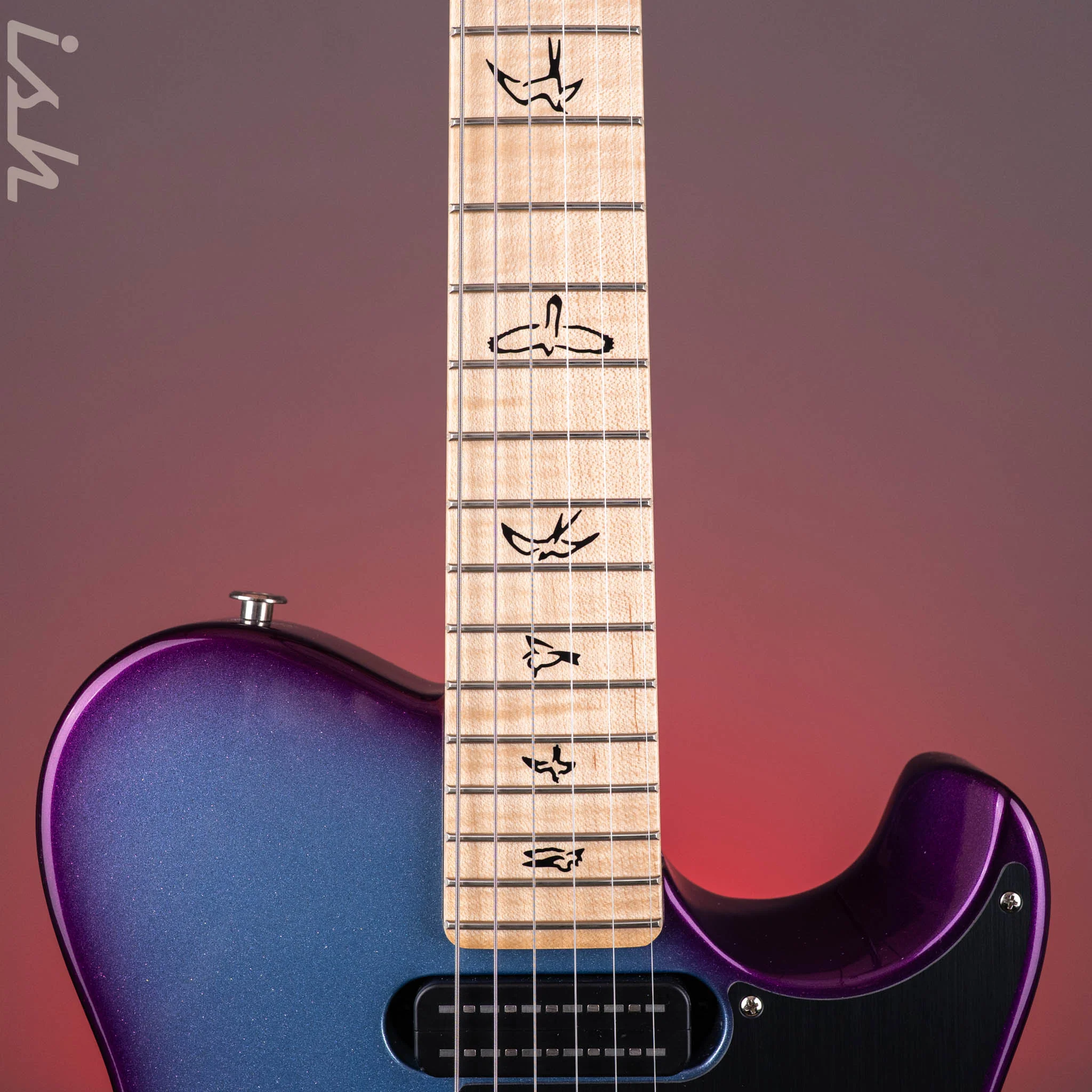 PRS NF 53 Sprayer's Choice Frost Blue Hollowflake Purple Burst - Image 6