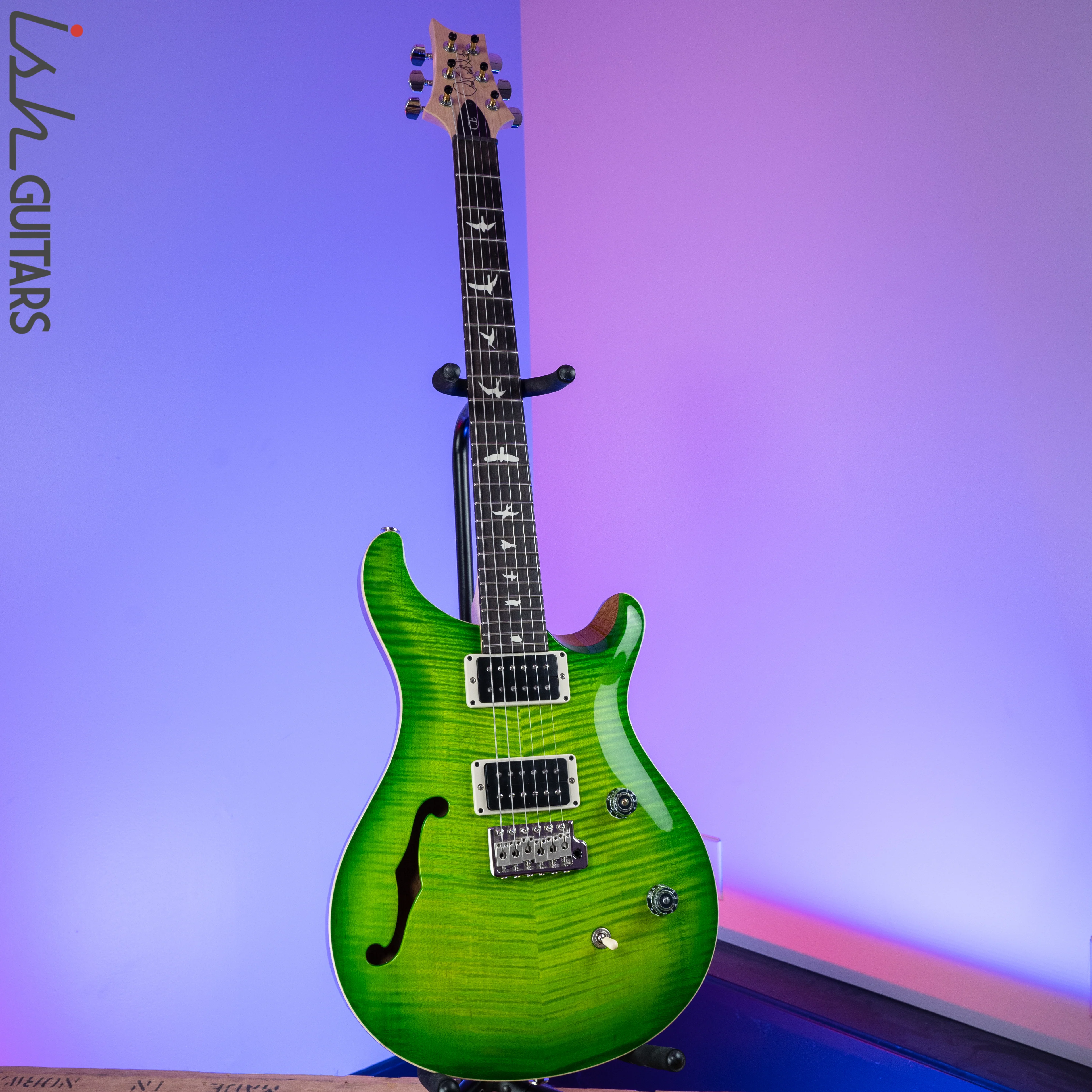 2020 PRS Paul Reed Smith CE 24 Semi Hollow Eriza Verde - Image 2