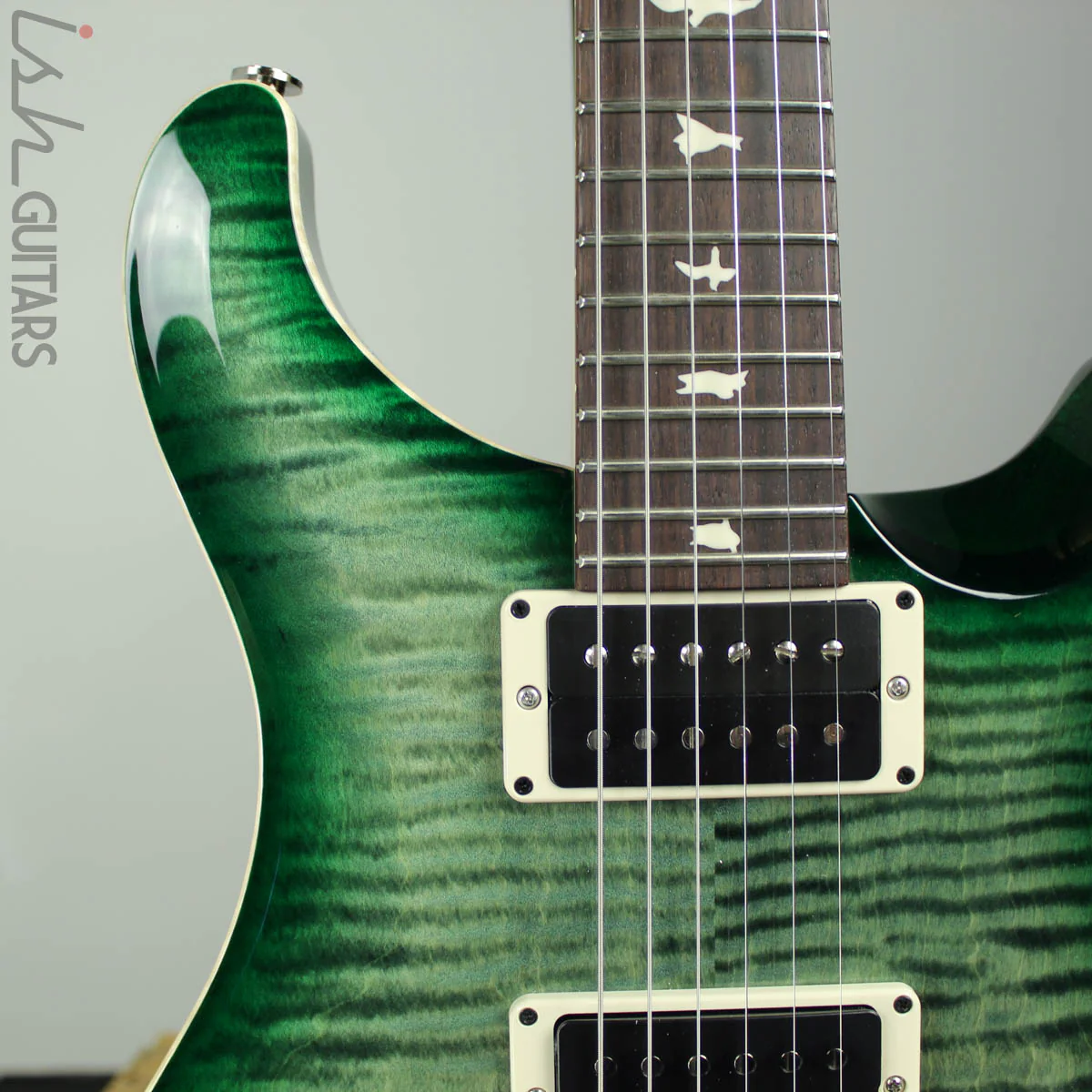 2020 PRS Paul Reed Smith CE24 Custom Color Trampas Green Burst - Image 3