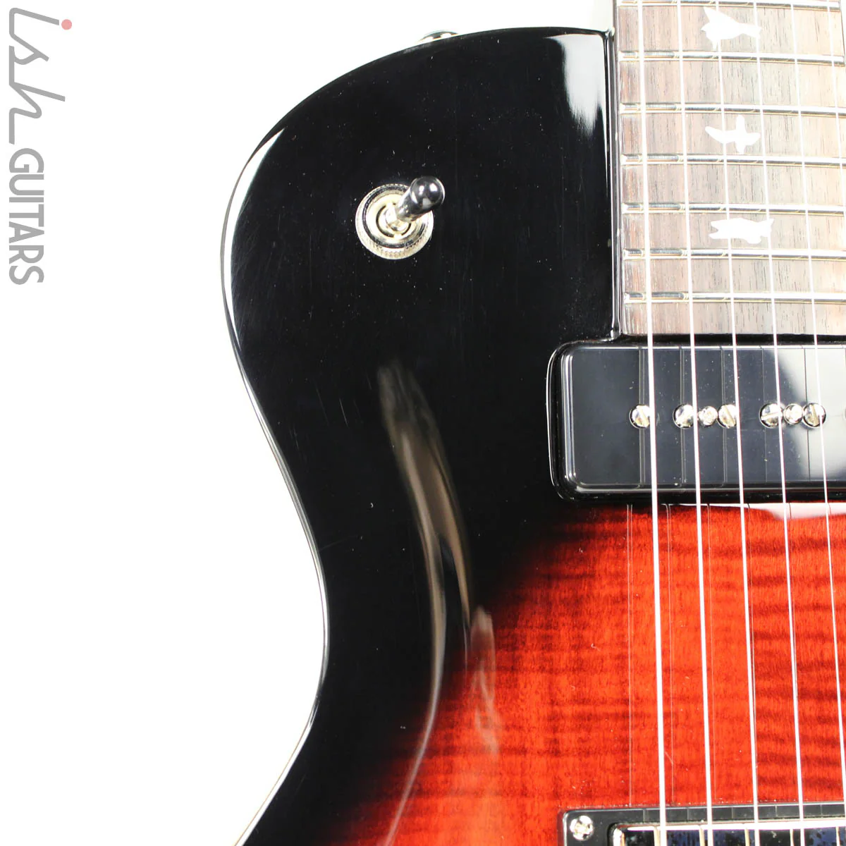 PRS Paul Reed Smith Chris Robertson SE Black Stone Cherry Burst - Image 3