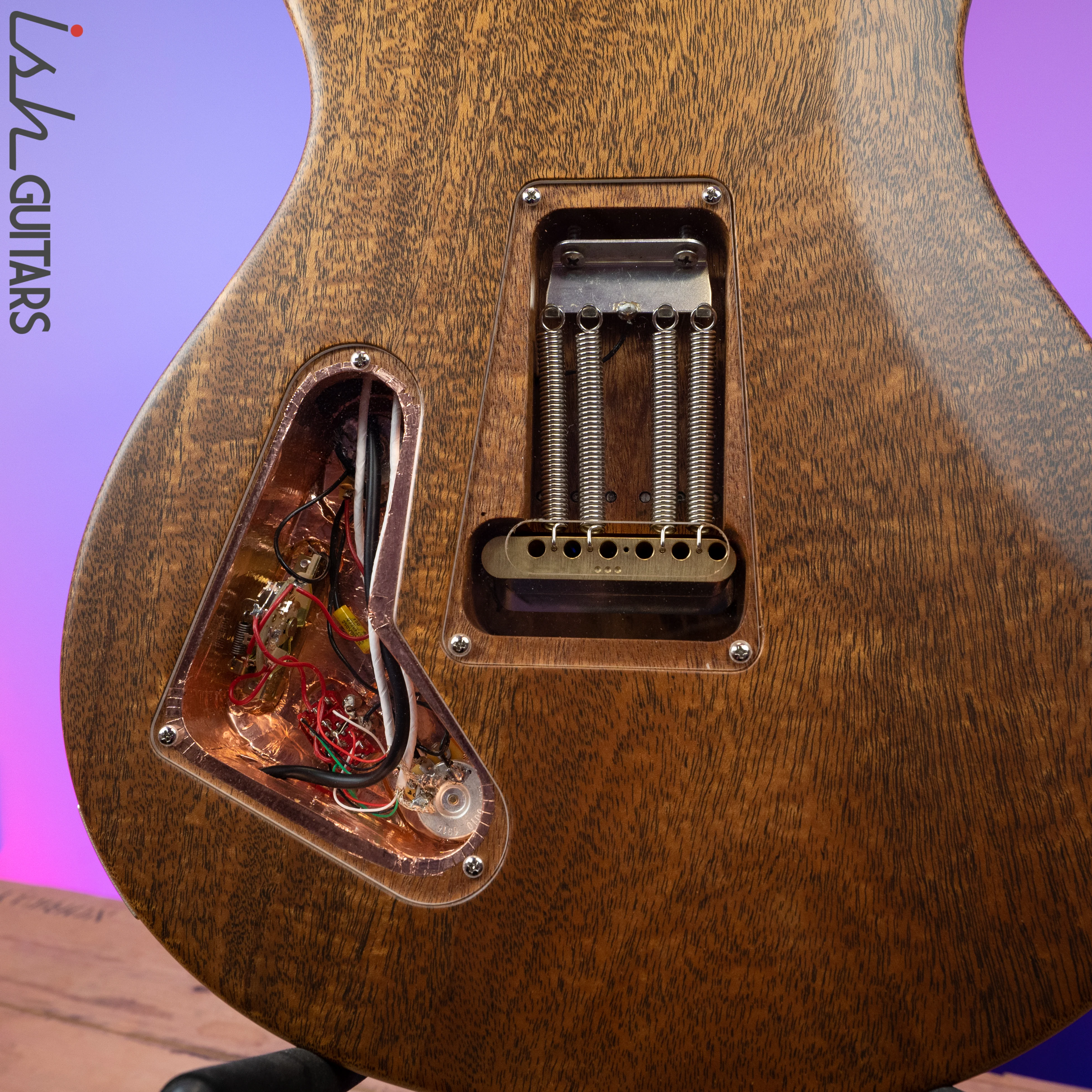 PRS Paul Reed Smith Private Stock 408 Semi Hollow Poplar Burl Triple Faded Indigo - Image 15