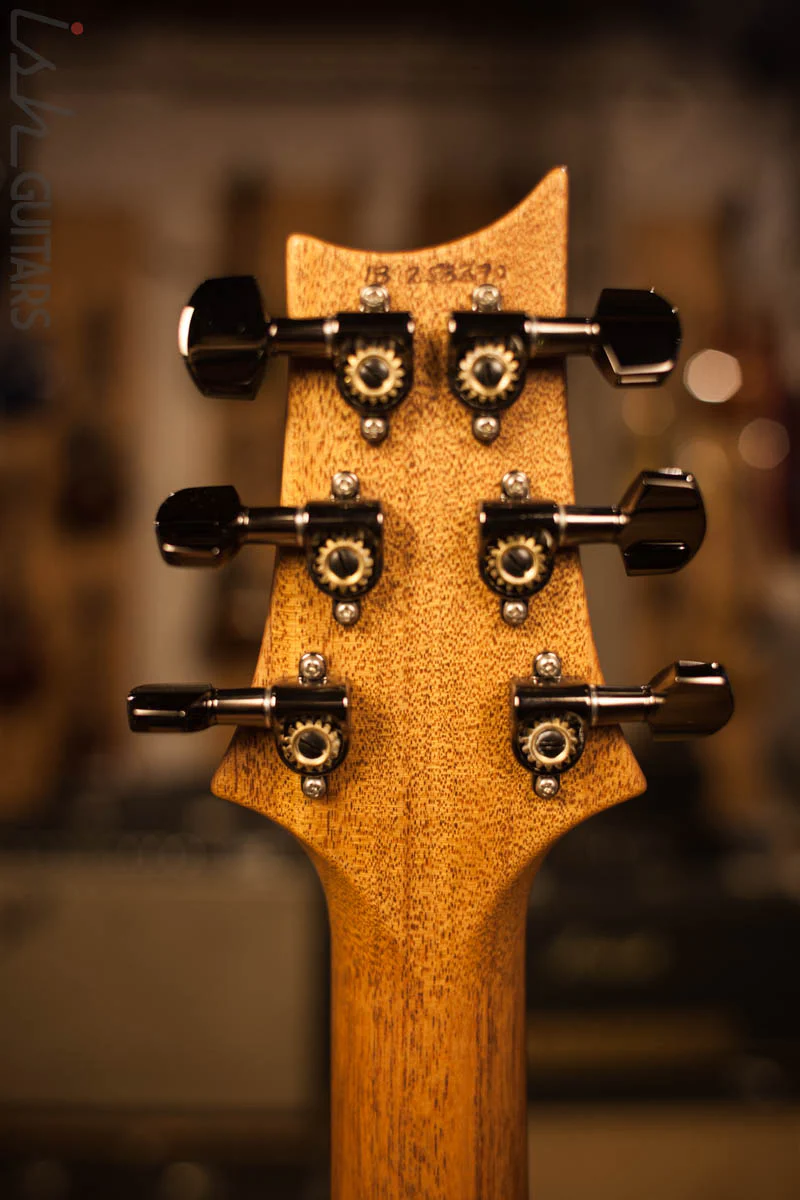 PRS Paul Reed Smith Wood Library Custom 24 Black Natural Back - Image 6