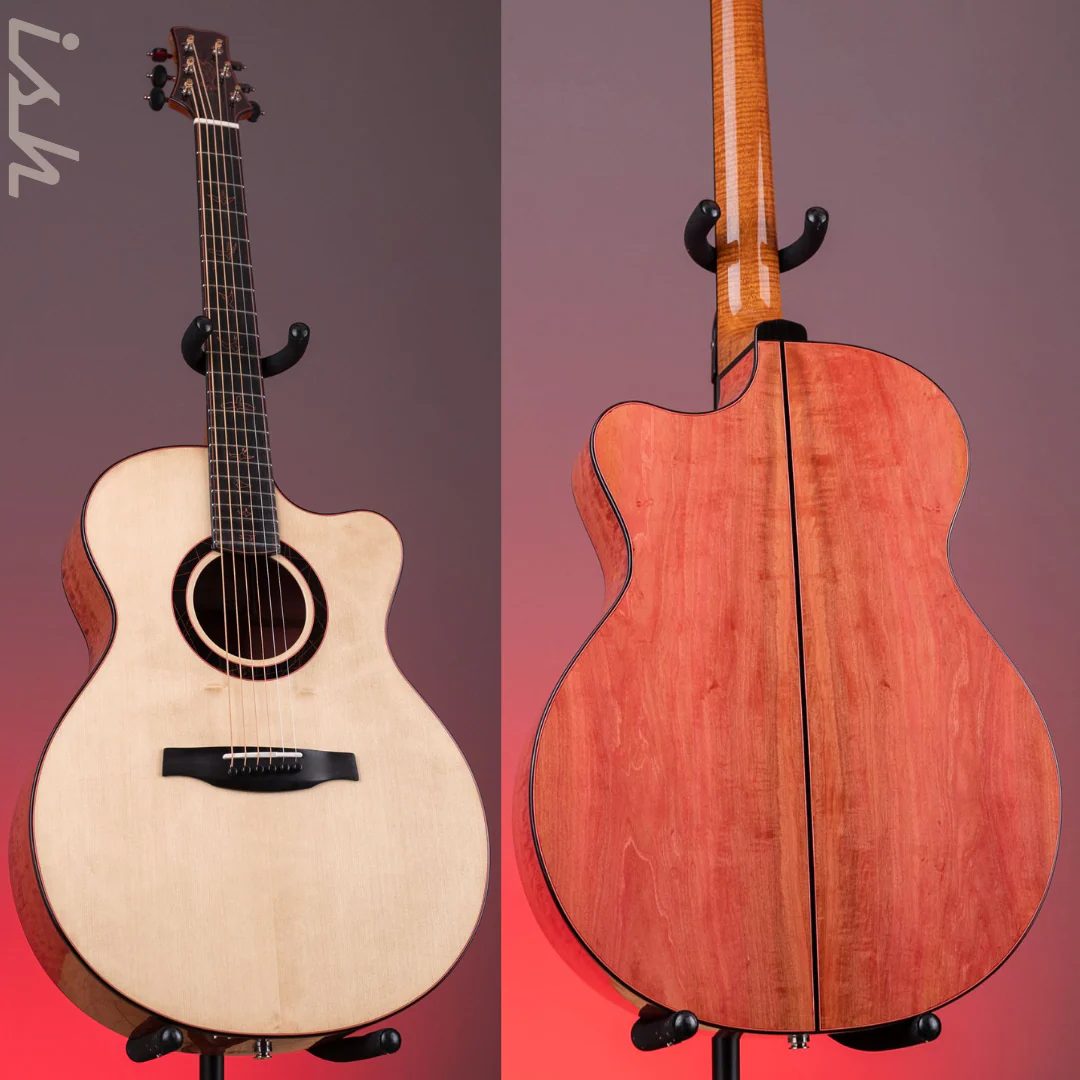 PRS Private Stock Angelus Acoustic Pink Ivory Back & Sides