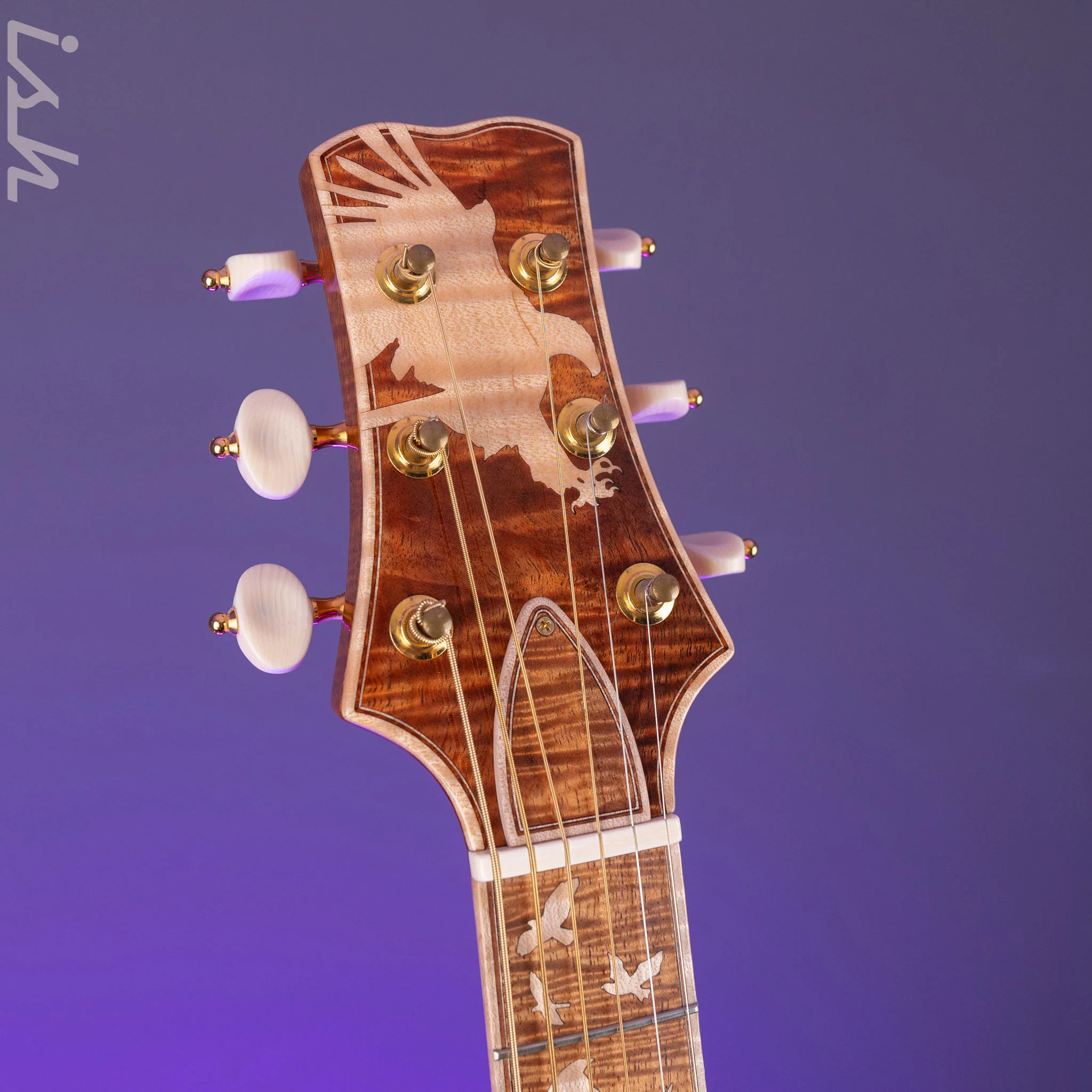 PRS Private Stock Angelus Koa Curly Maple Acoustic-Electric Guitar - Image 6
