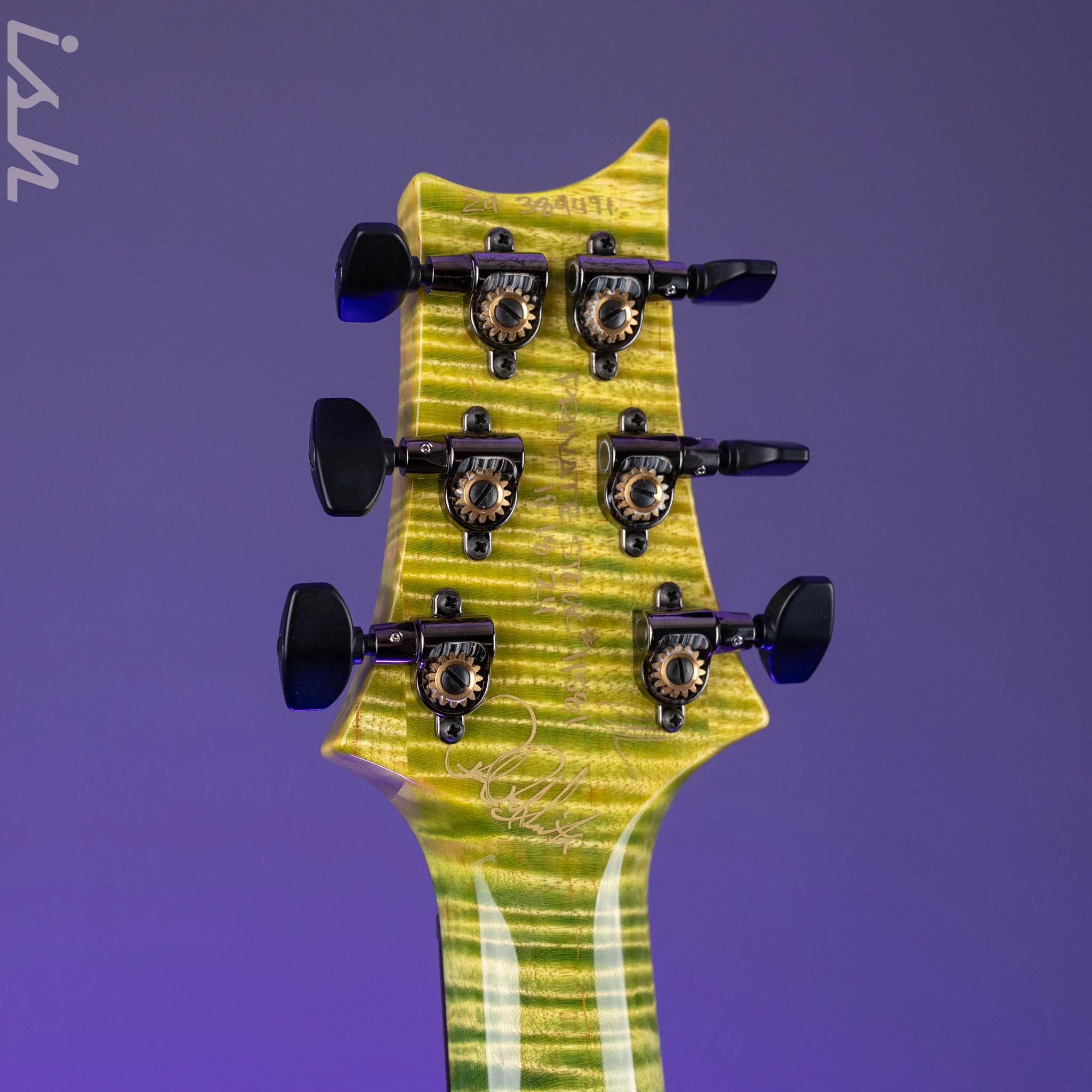 PRS Private Stock Custom 24-08 Curly Maple Rainforest Glow - Image 11