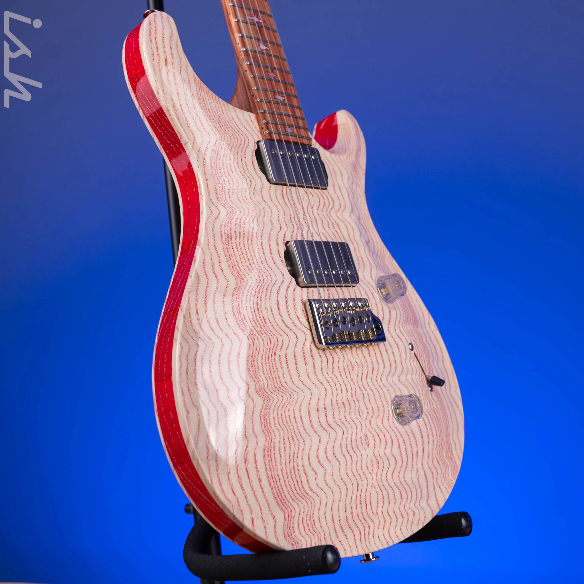 PRS Private Stock Custom 24 Figured Ash Red Grainfill - Image 3