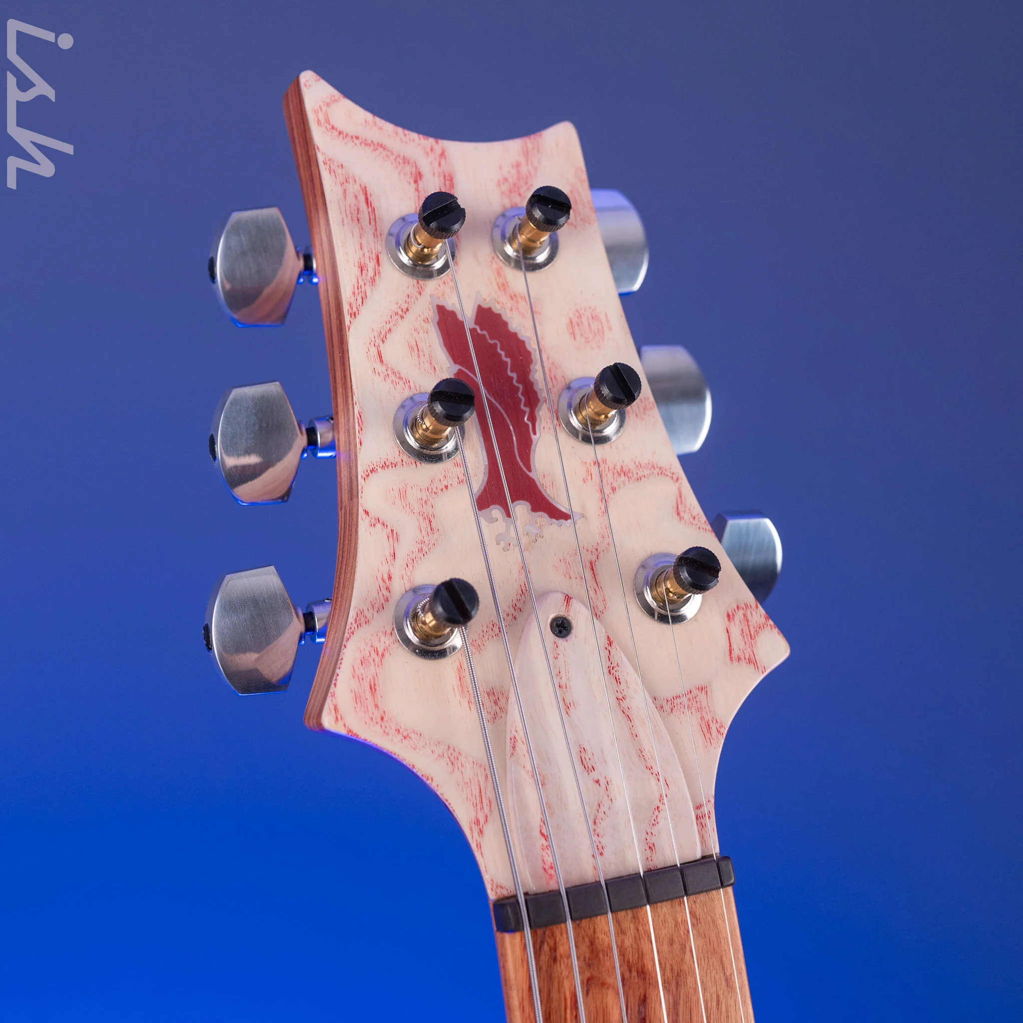 PRS Private Stock Custom 24 Figured Ash Red Grainfill - Image 7