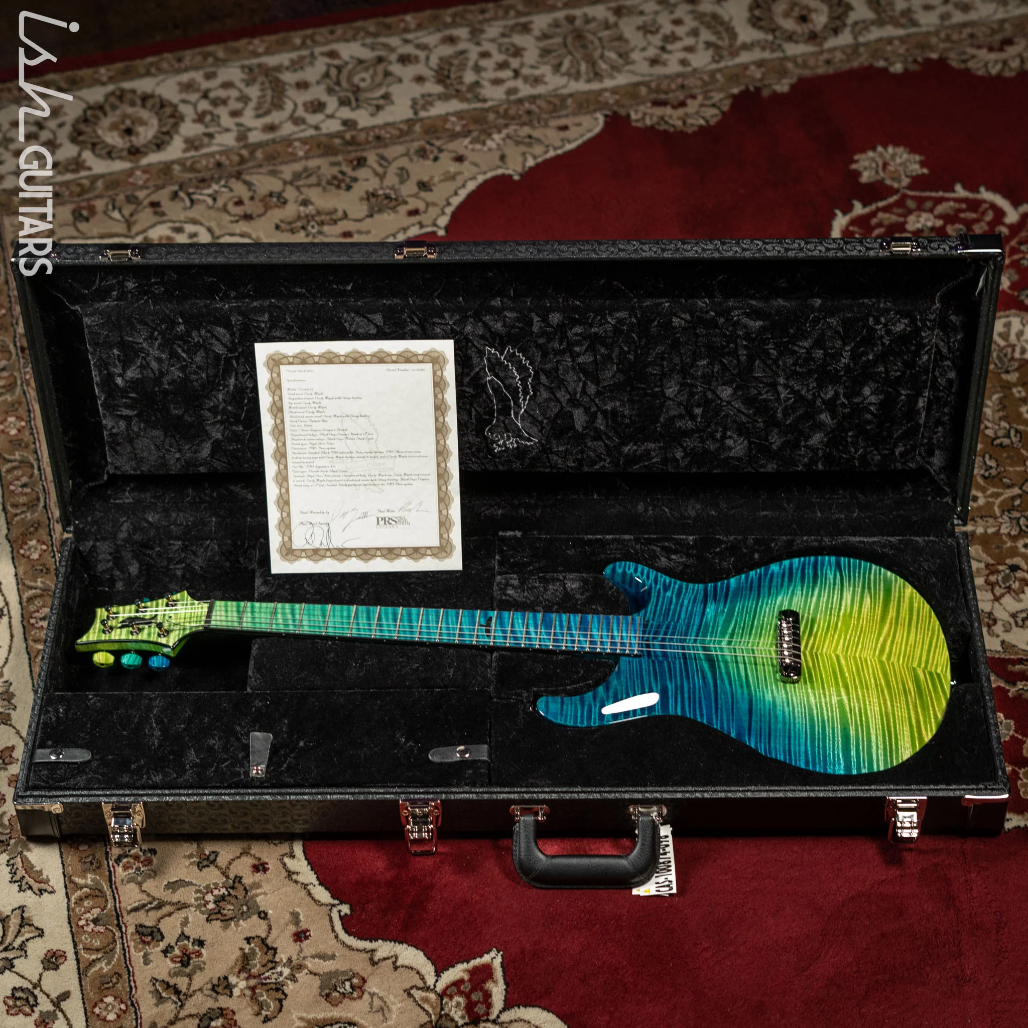 PRS Private Stock Custom 24 "Sculpture" Piezo Laguna Dragon’s Breath - Image 14