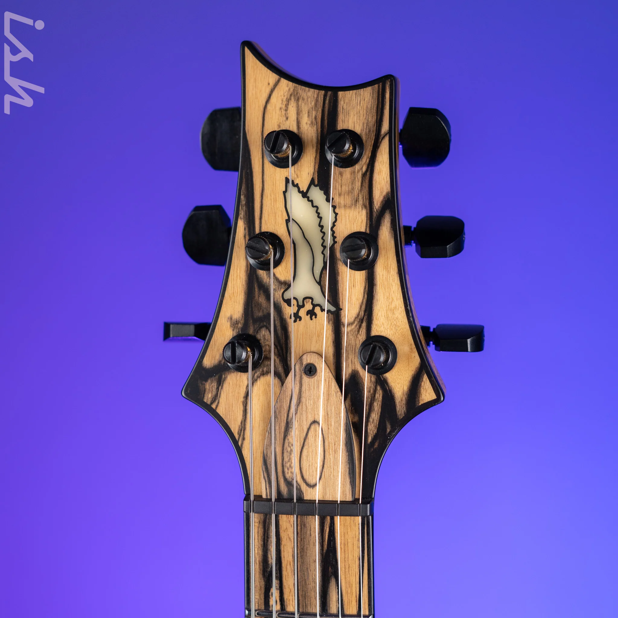 2021 PRS Private Stock Custom 24 Semi-Hollow Macassar Ebony Satin Nitro - Image 5