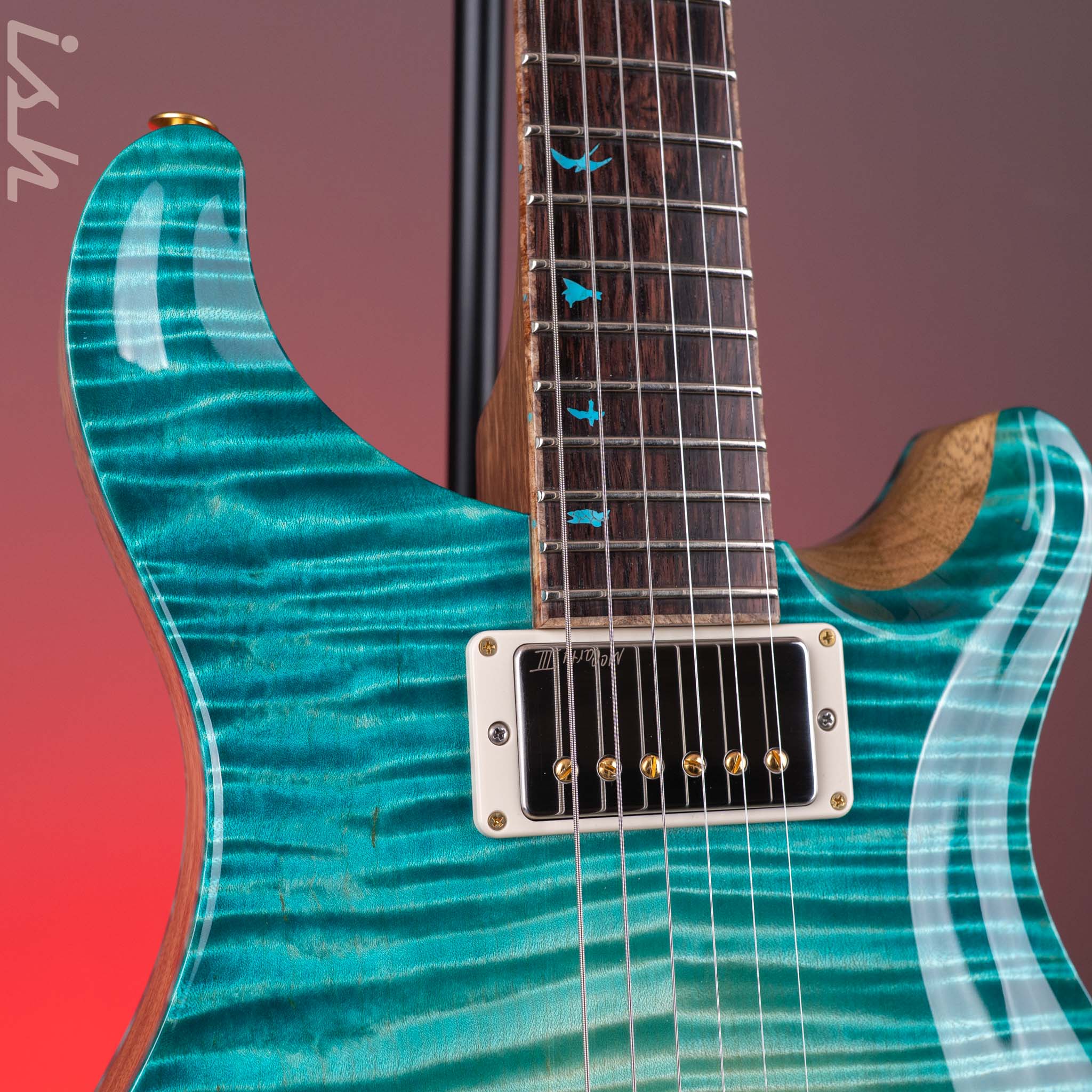 PRS Private Stock Hollowbody II Bahamian Blue Dragon's Breath - Image 4
