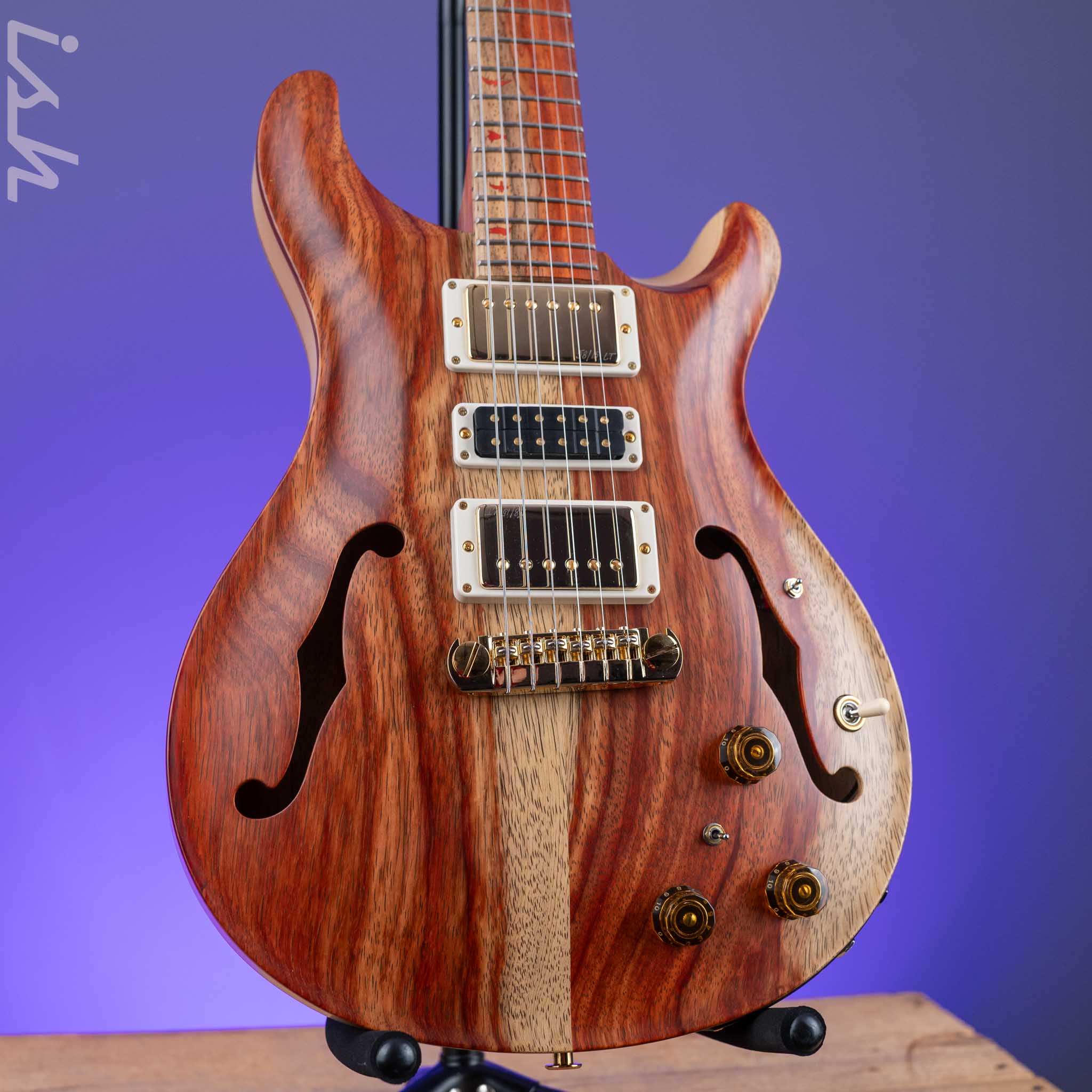 PRS Private Stock Hollowbody II Piezo Natural Padauk