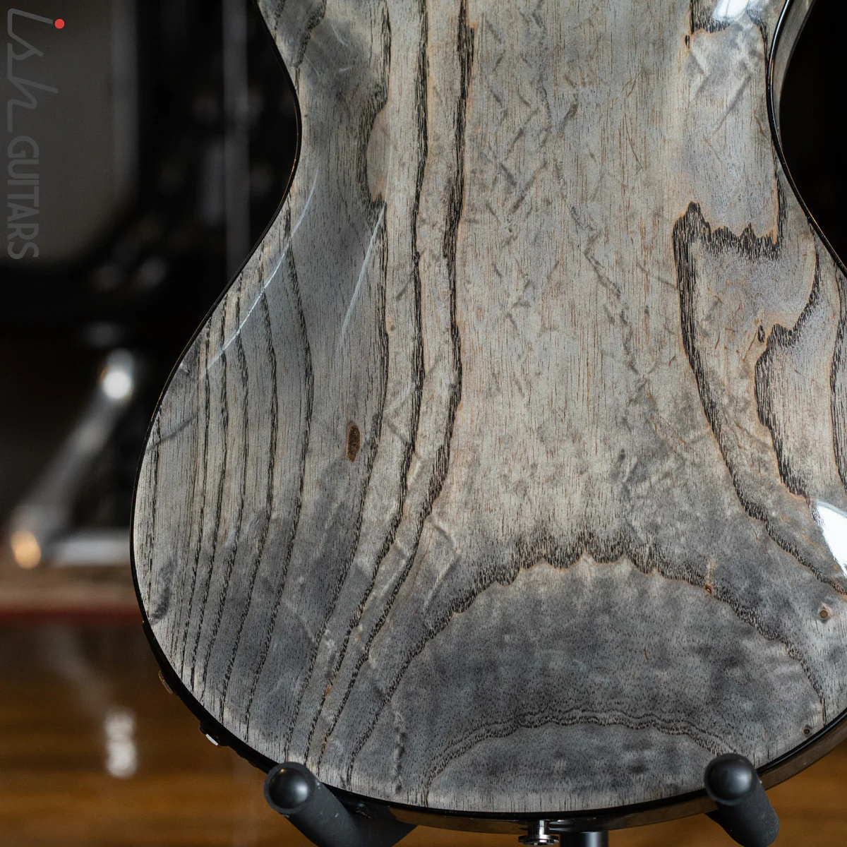 PRS Private Stock Hollowbody II Piezo 24 Fret Swamp Ash Grey Wash - Image 12