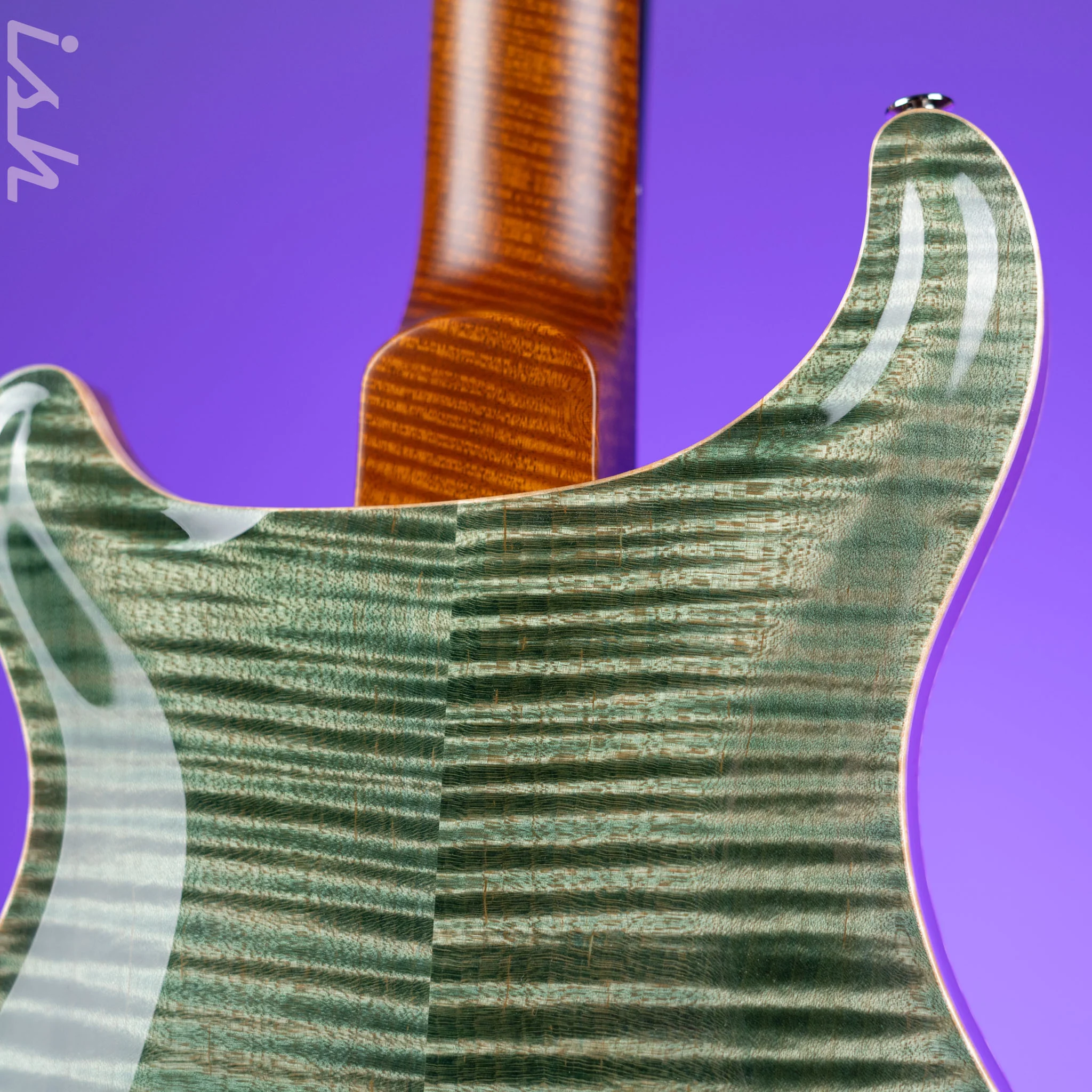 PRS Private Stock Hollowbody II Piezo Trampas Green - Image 8