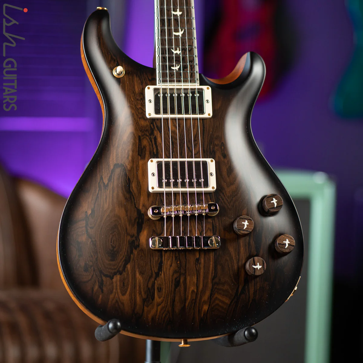 PRS Private Stock McCarty 594 Natural Ziricote with Smoked Burst Satin