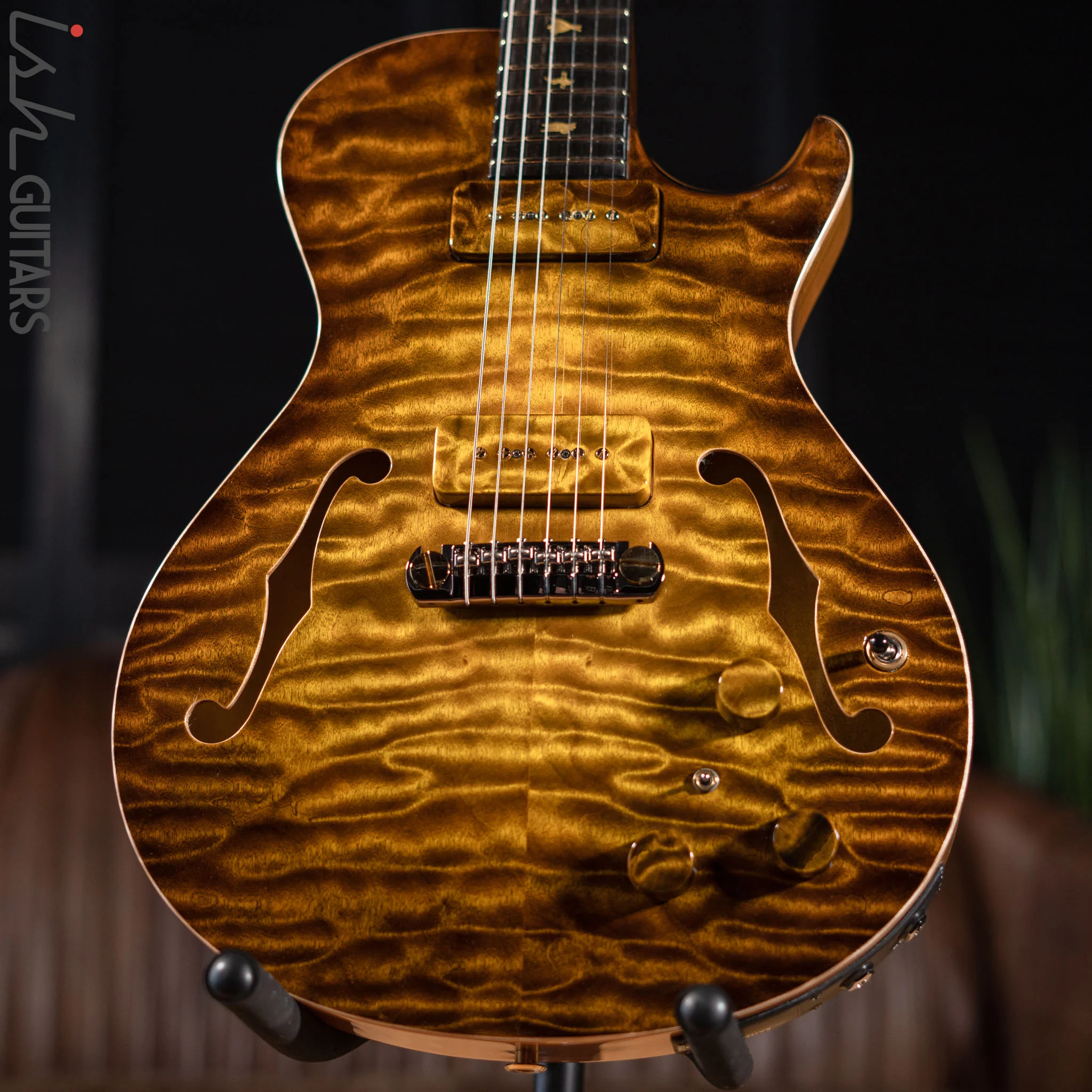 PRS Private Stock Singlecut Hollowbody II Piezo Dirty Blonde Glow