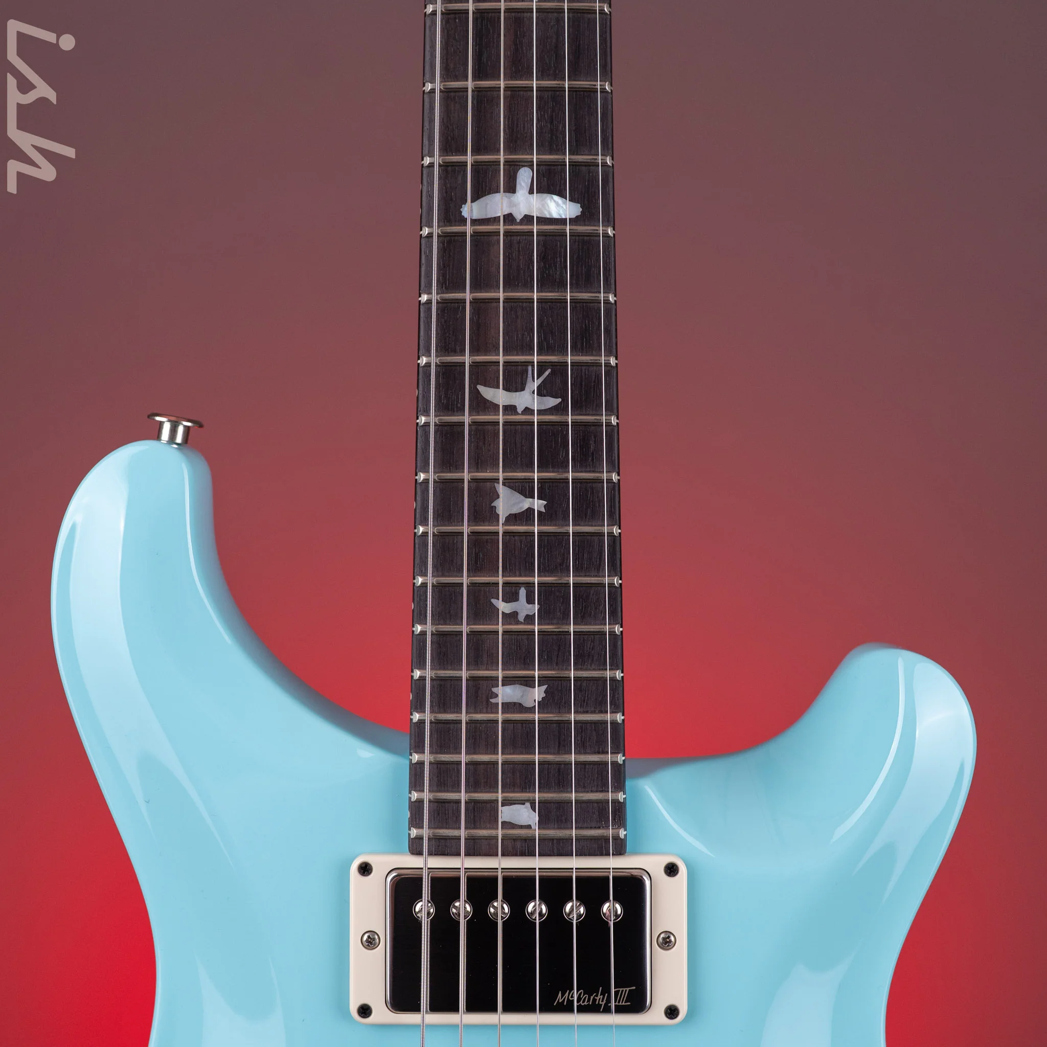 PRS Private Stock Standard 24 Tim Mahoney Tribute Powder Blue - Image 6