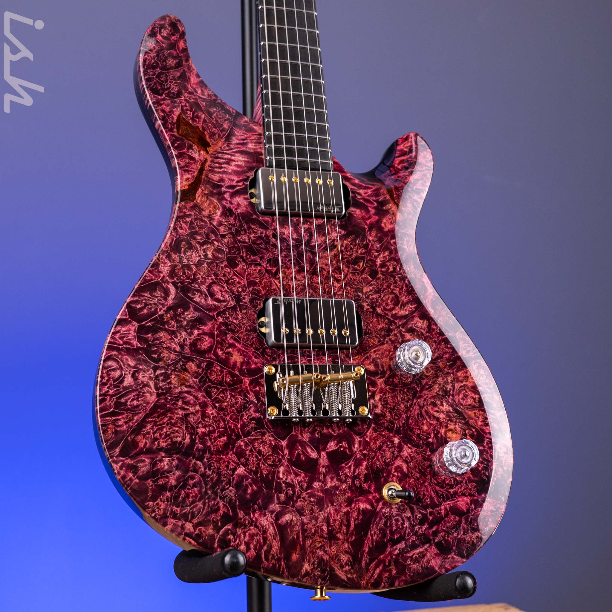 PRS Private Stock Vela Maple Burl Pomegranate