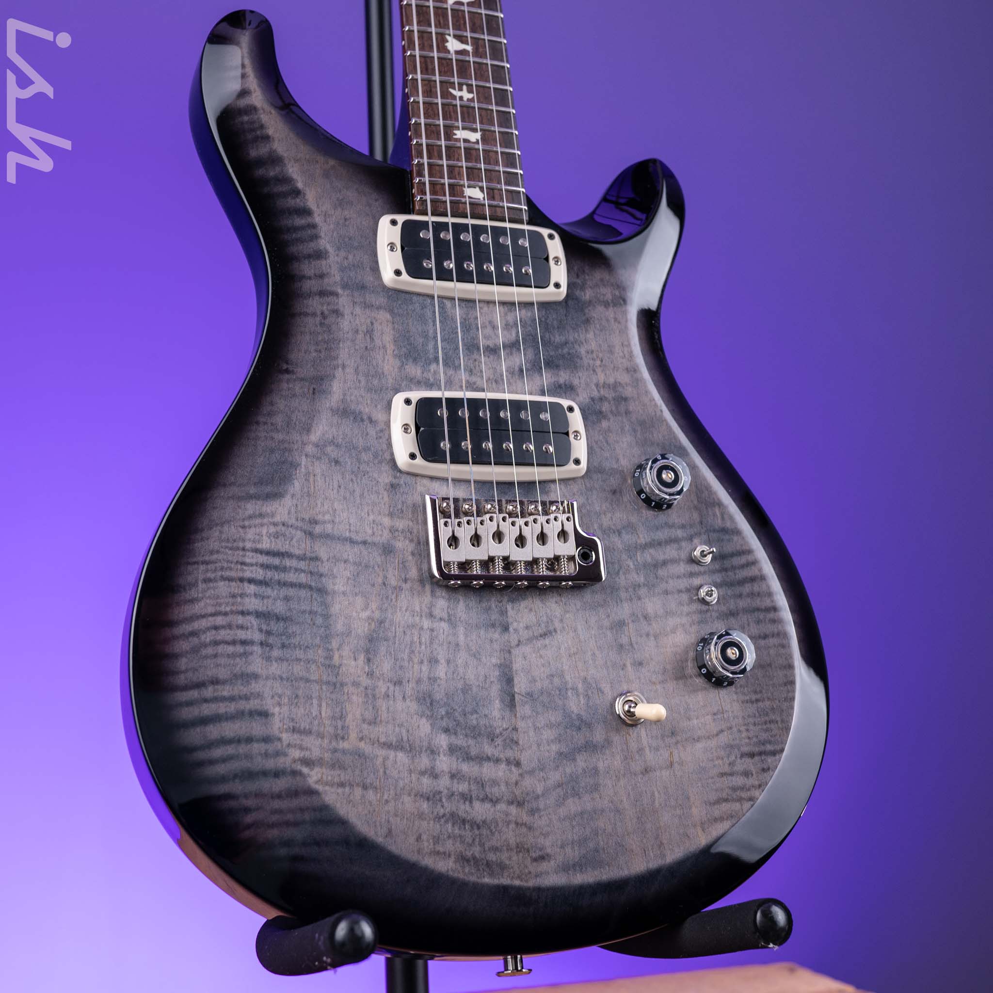 PRS S2 Custom 24-08 Electric Guitar Faded Gray Black Burst