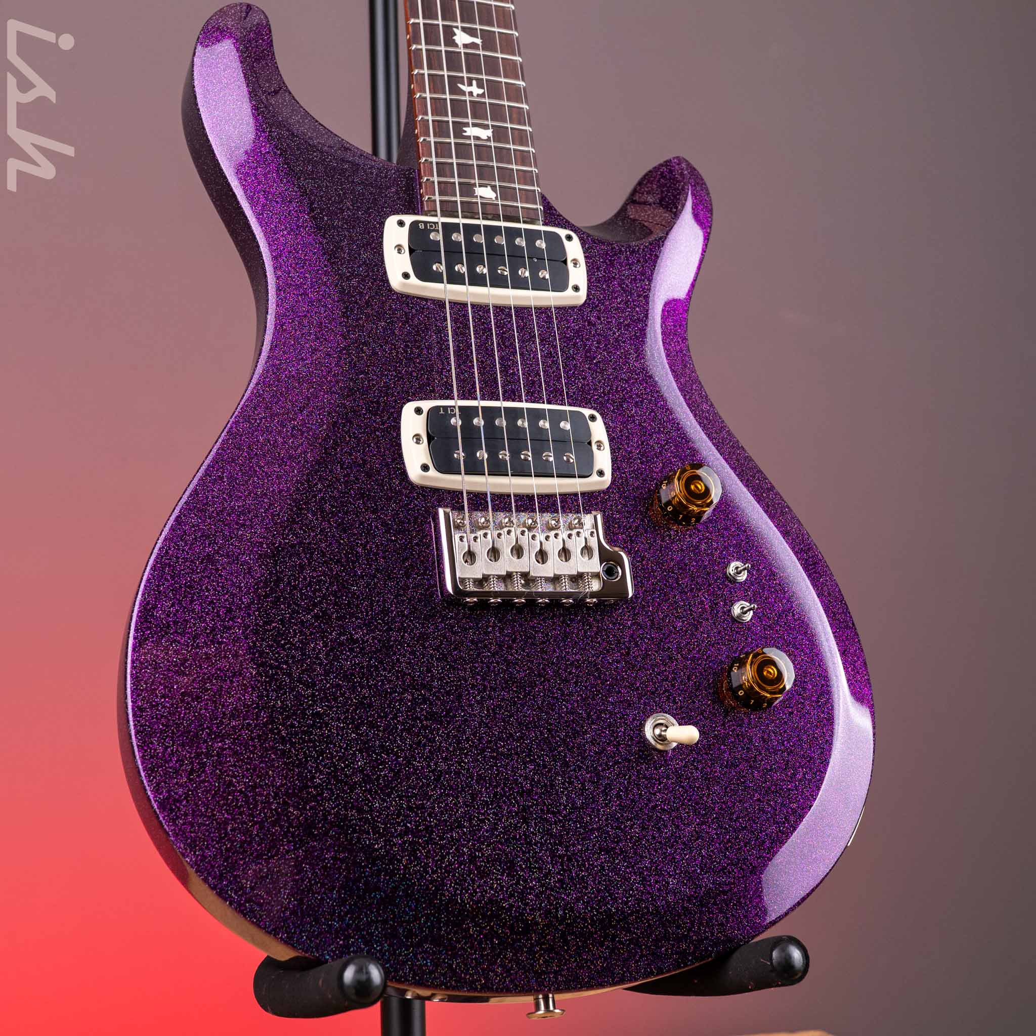 PRS S2 Custom 24-08 Purple Holoflake Sprayer's Choice