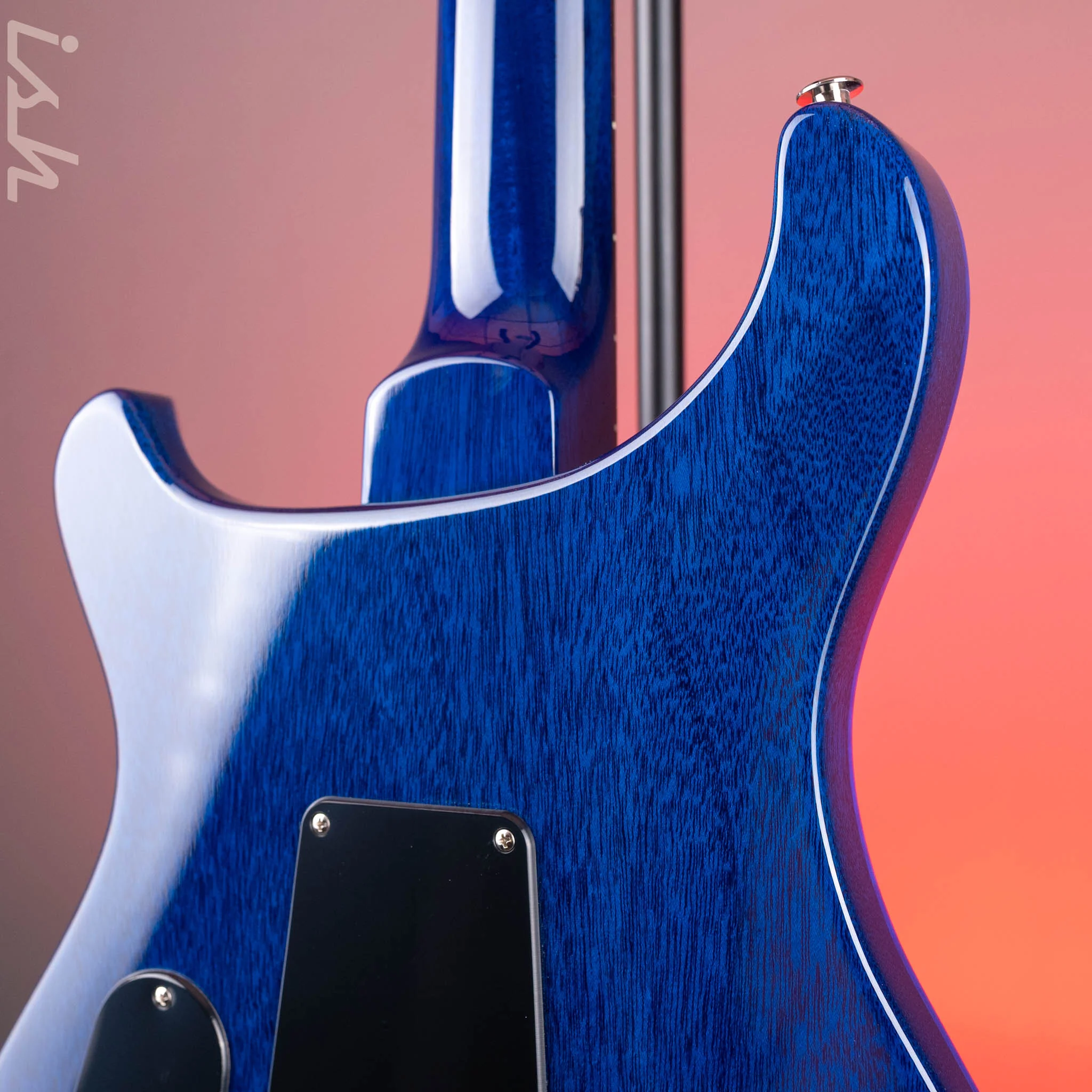 PRS S2 Custom 24 Electric Guitar Faded Gray Black Blue Burst - Image 9