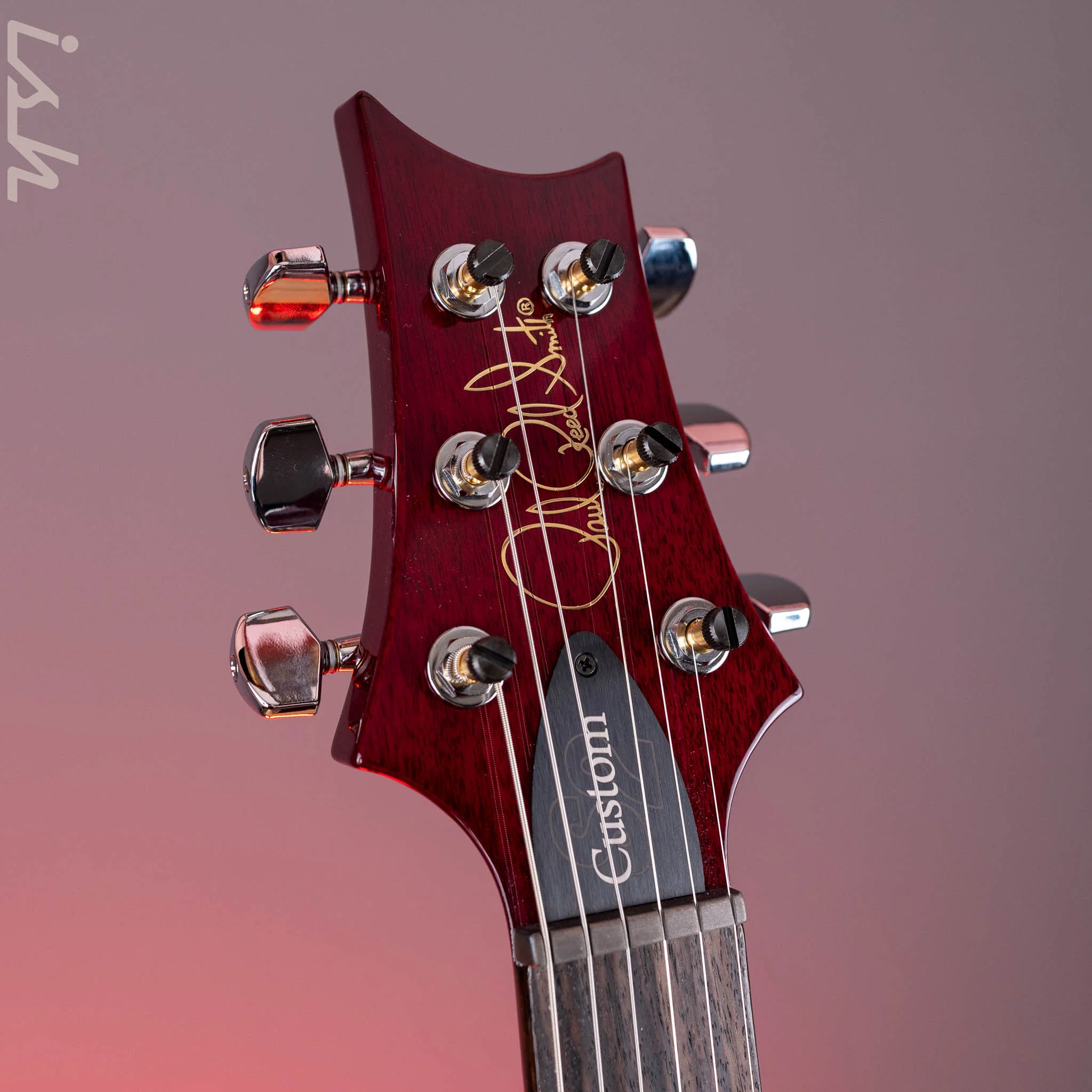 PRS S2 Custom 24 Electric Guitar Faded Gray Black Purple Burst - Image 5