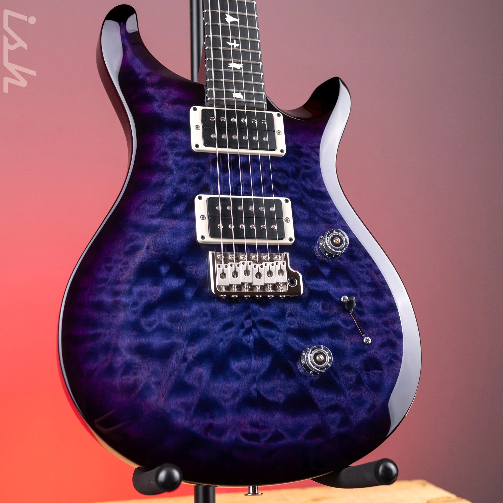 PRS S2 Custom 24 Quilt Purple w/ Wrap Burst
