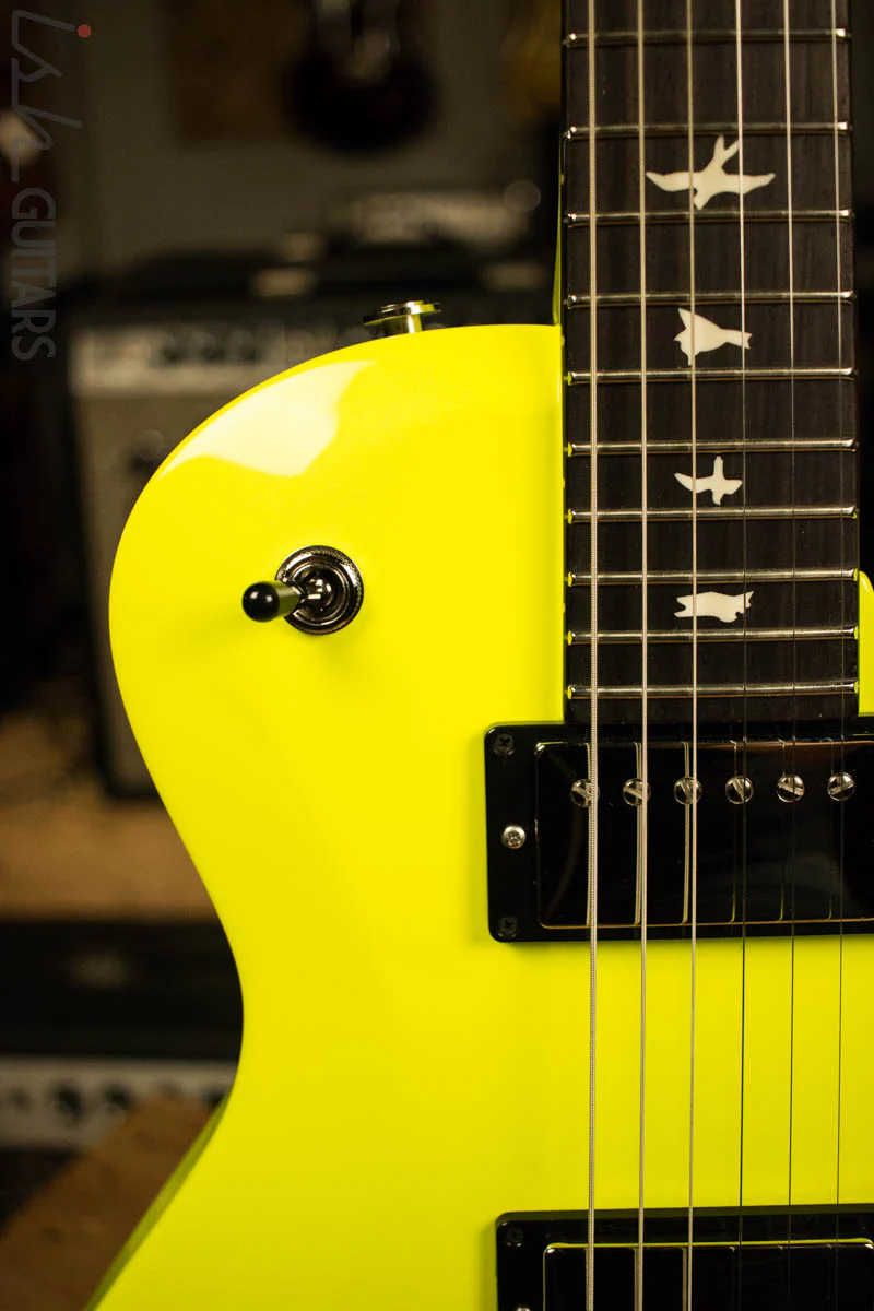 PRS S2 Singlecut Custom Color Neon Yellow - Image 4